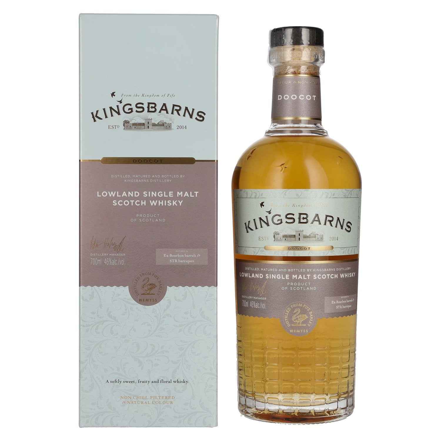 Kingsbarns DOOCOT Lowland Single Malt Scotch Whisky 46% Vol. 0,7l in Giftbox