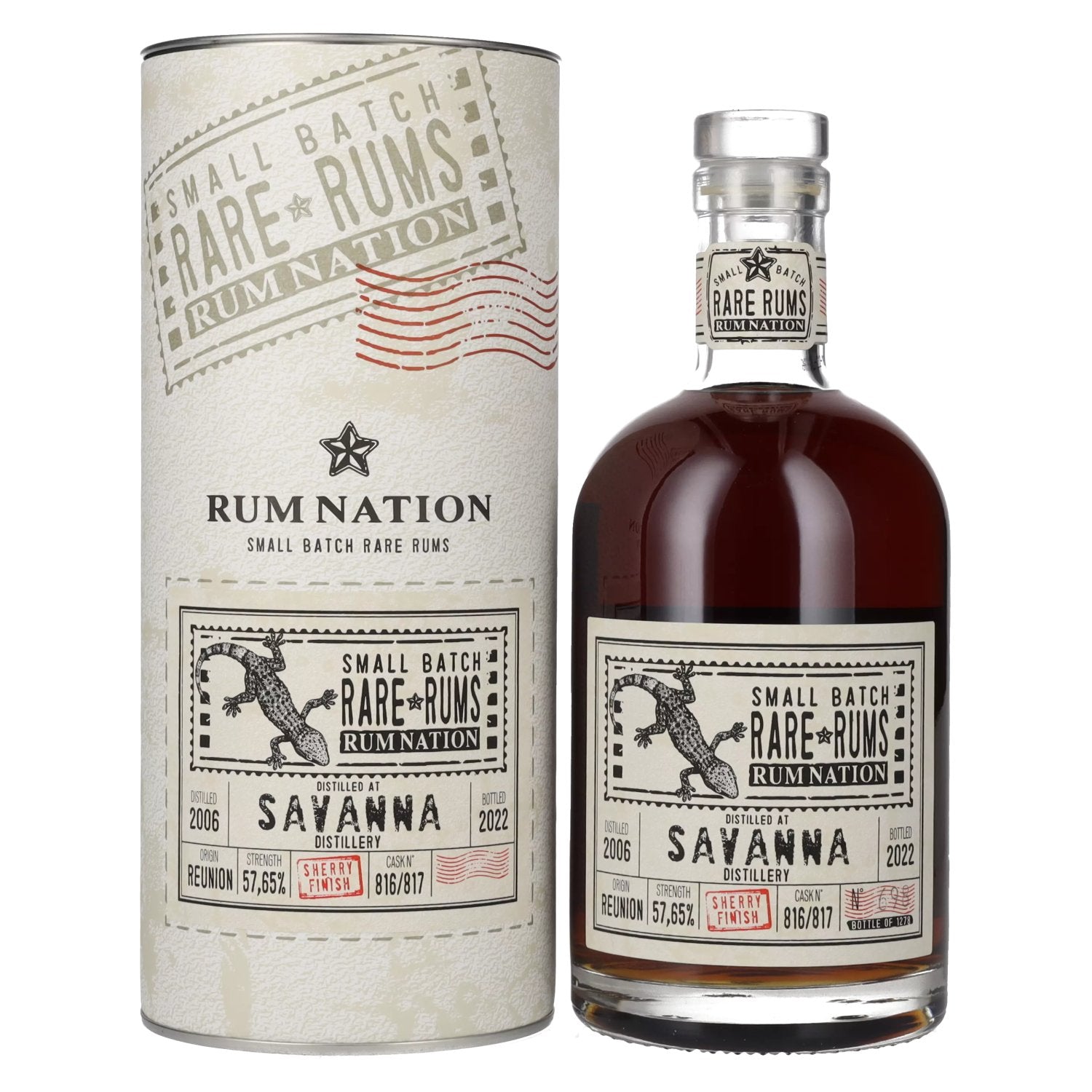 Rum Nation Rare Rums SAVANNA 2006/2022 57,7% Vol. 0,7l in Giftbox