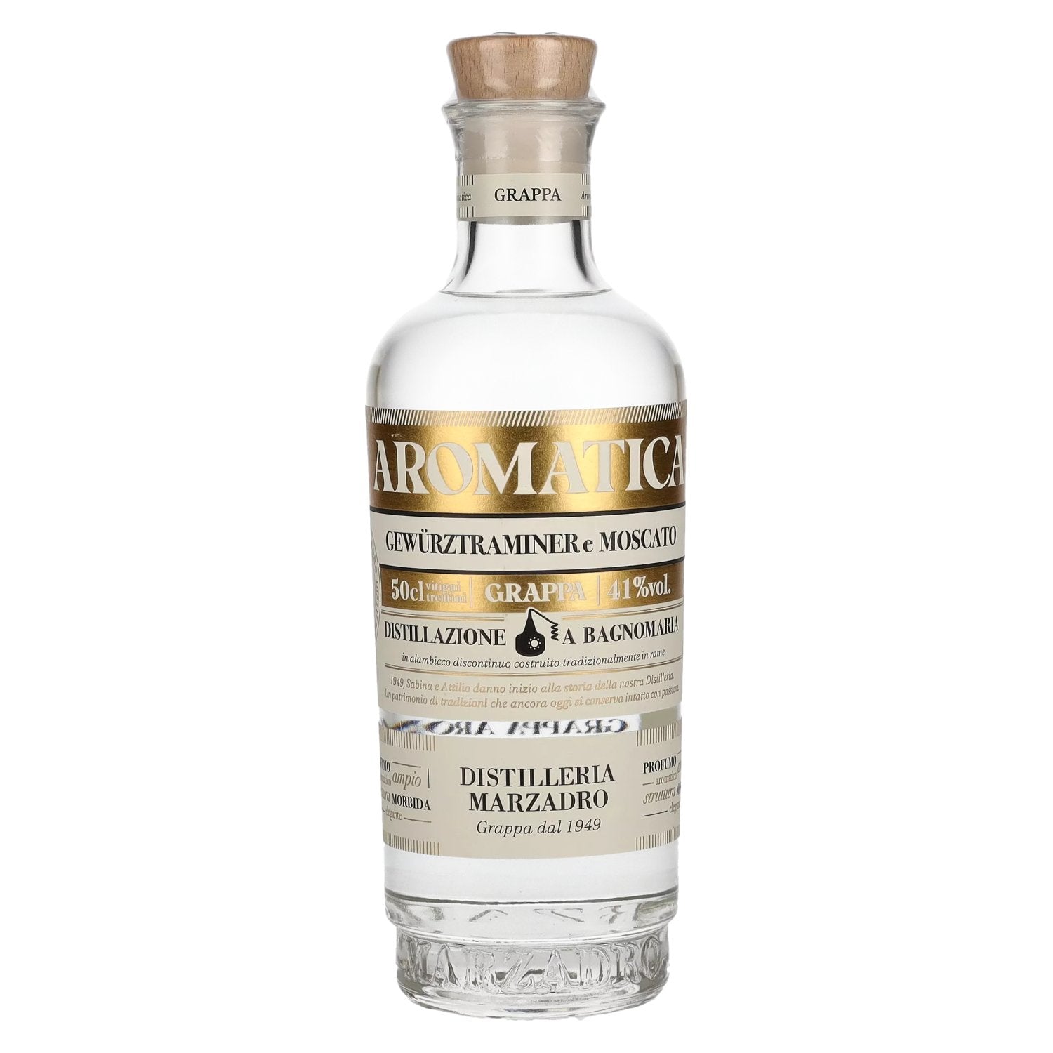 Marzadro AROMATICA Grappa 41% Vol. 0,5l