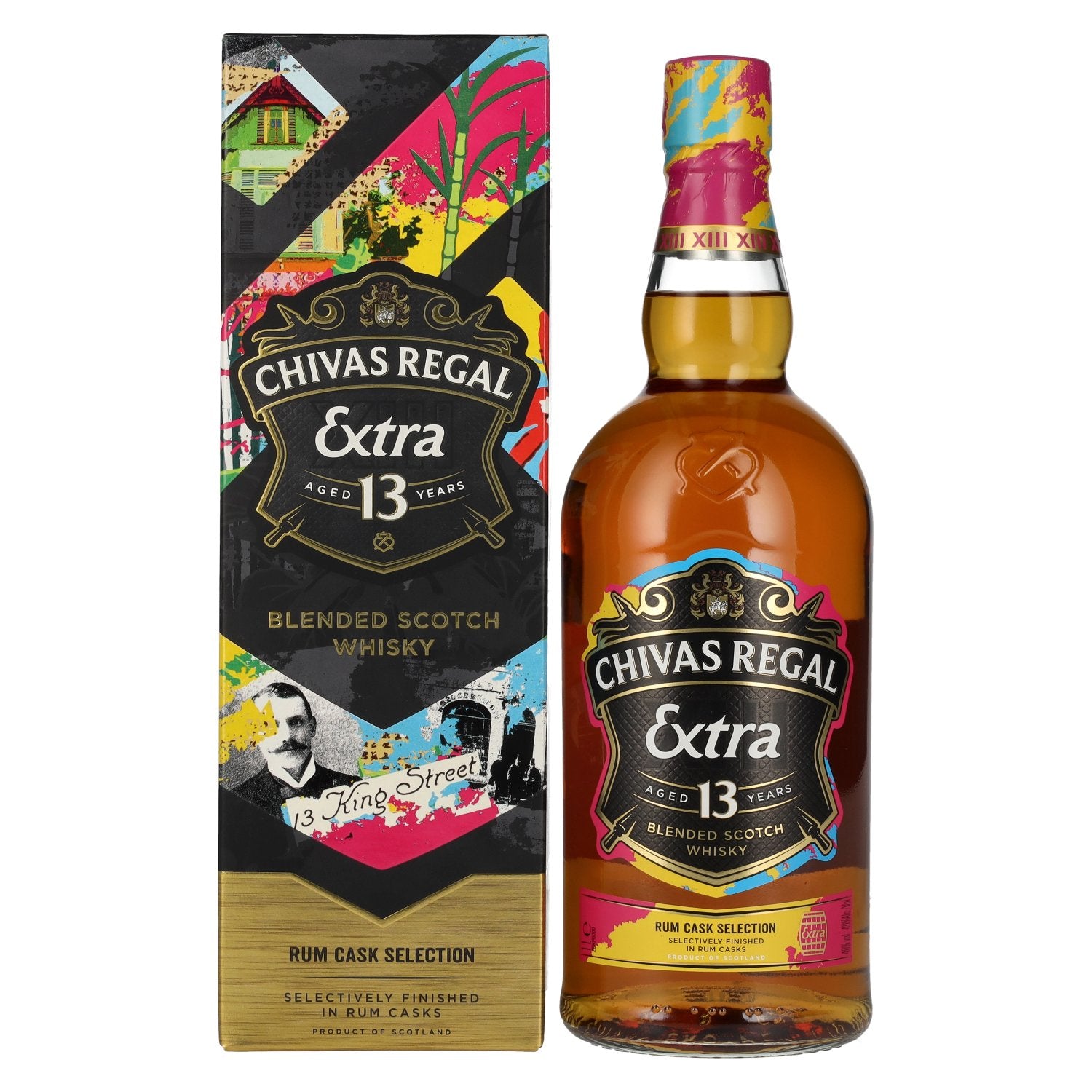 Chivas Regal EXTRA 13 Years Old RUM CASKS Finish 40% Vol. 1l in Giftbox