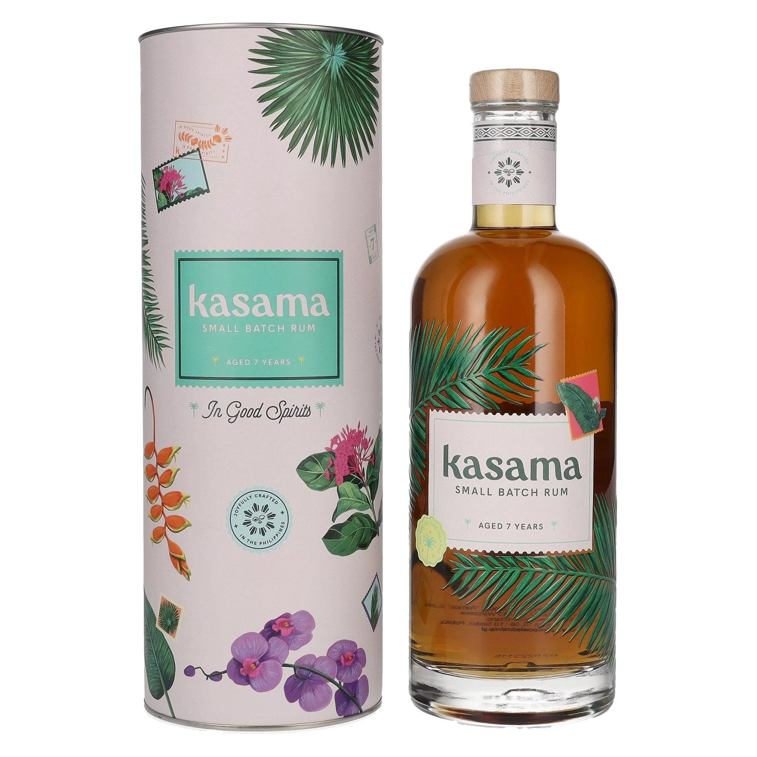 Kasama 7 Years Old Small Batch Rum 40% Vol. 0,7l in Giftbox