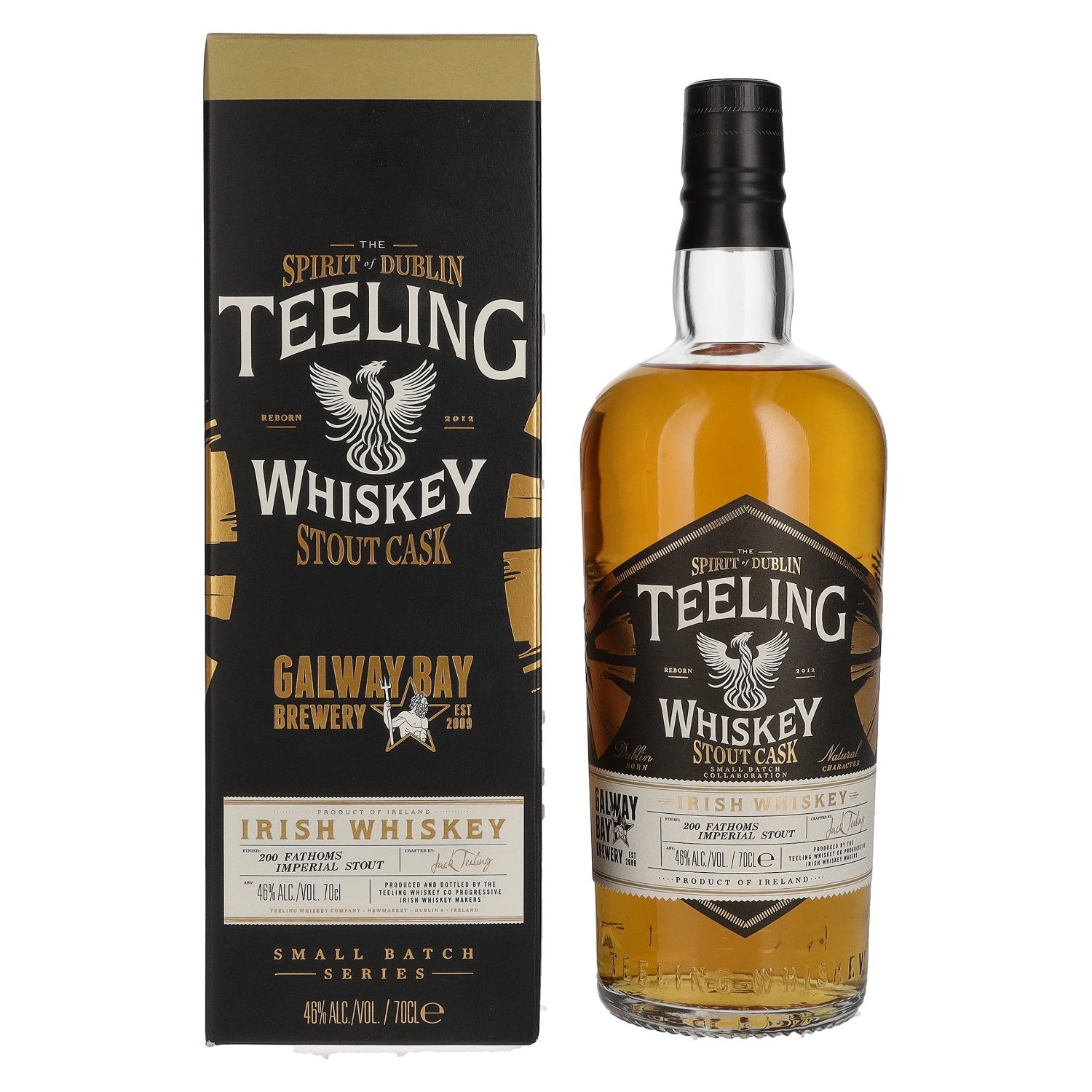 Teeling Whiskey STOUT CASK GALWAY BAY BREWERY Irish Whiskey 46% Vol. 0,7l in Giftbox