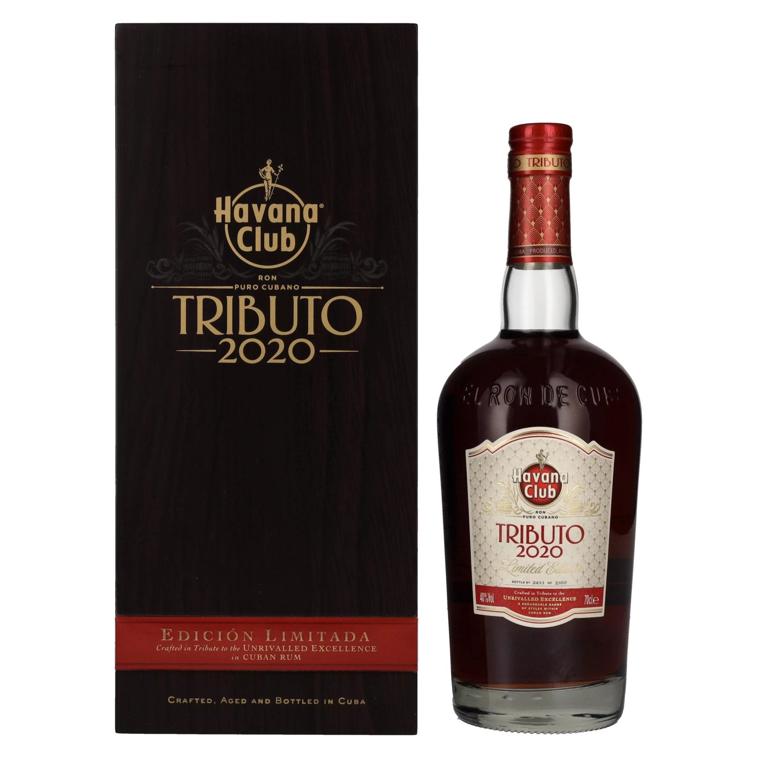 Havana Club TRIBUTO Ron Puro Cubano Limited Edition 2020 40% Vol. 0,7l in Holzkiste