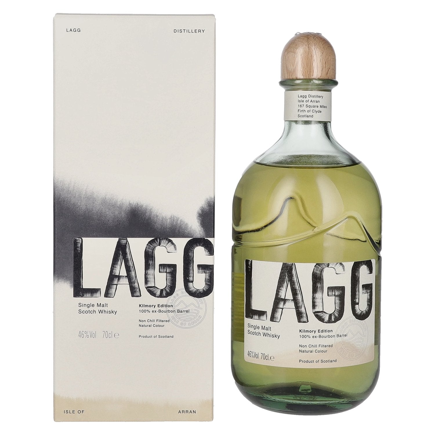 LAGG Single Malt Scotch Whisky Kilmory Edition 46% Vol. 0,7l in Giftbox