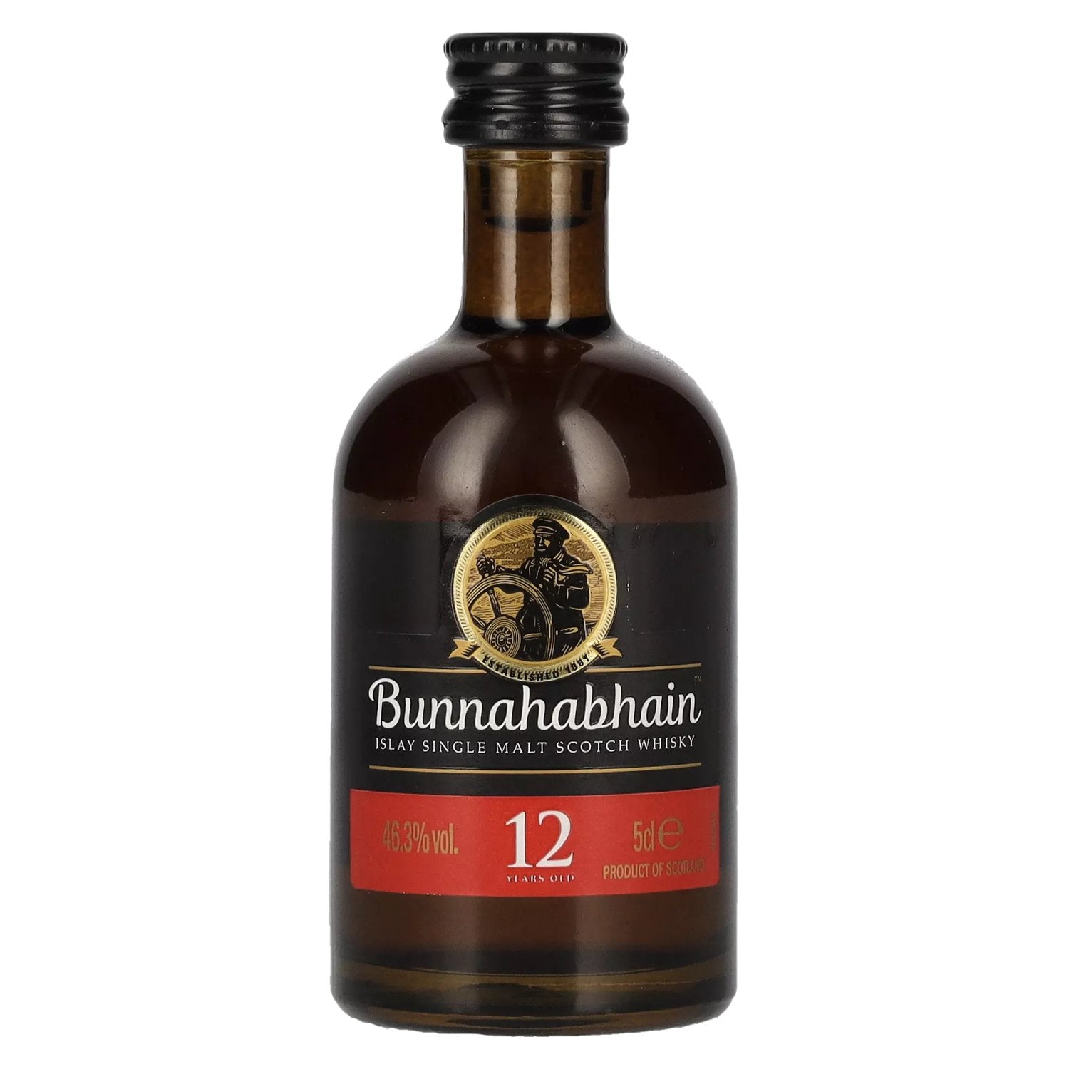 Bunnahabhain 12 Years Old Islay Single Malt Scotch Whisky 46,3% Vol. 0,05l