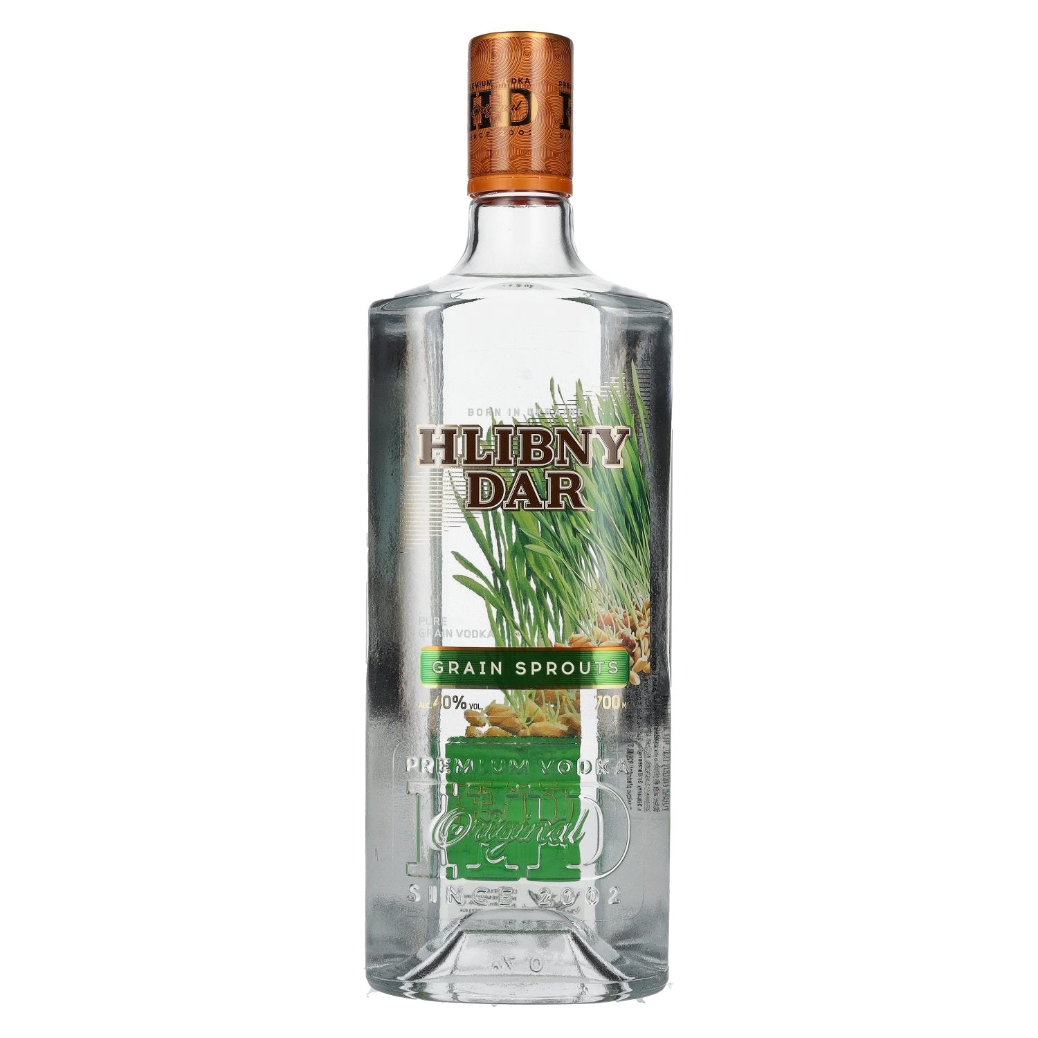 Hlibny Dar Grain Sprouts Premium Vodka 40% Vol. 0,7l