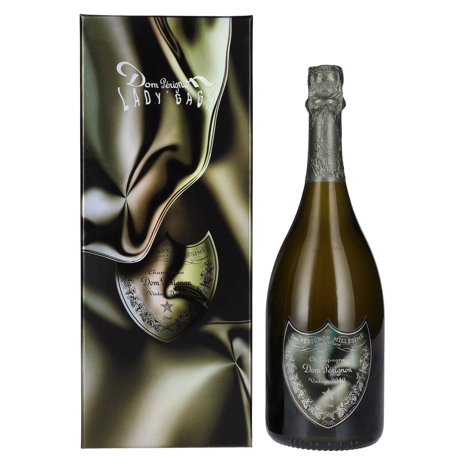 Dom Perignon Champagne LADY GAGA Brut Vintage 2010 12,5% Vol. 0,75l in Giftbox