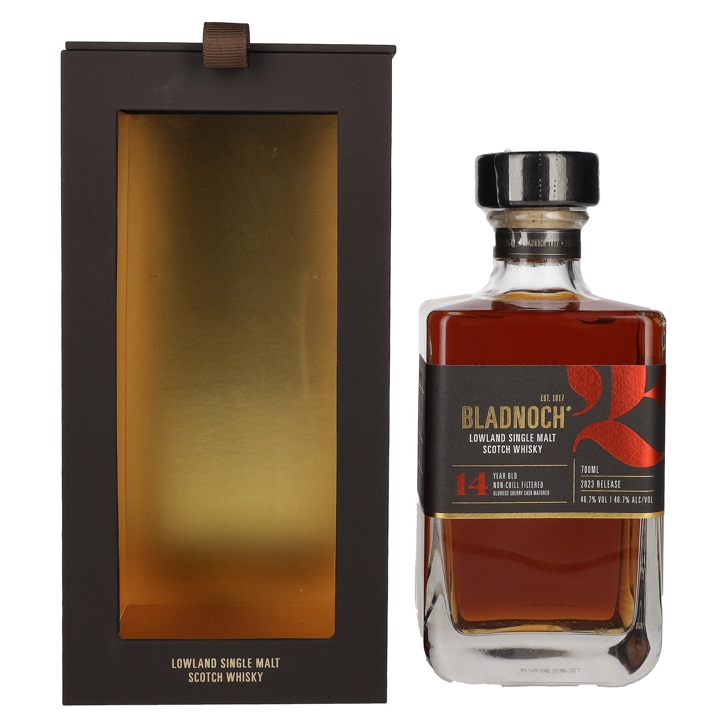 Bladnoch 14 Years Old Lowland Single Malt Oloroso Sherry Cask 46,7% Vol. 0,7l in Giftbox