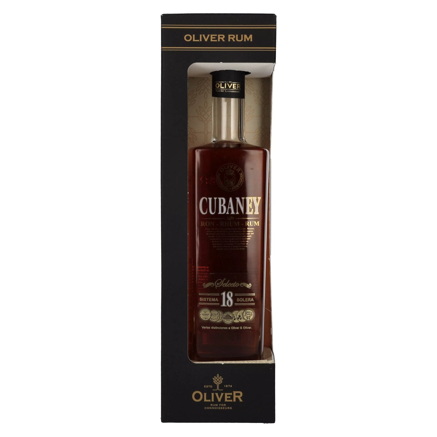 Ron Cubaney SELECTO 18 Sistema Solera 38% Vol. 0,7l in Giftbox