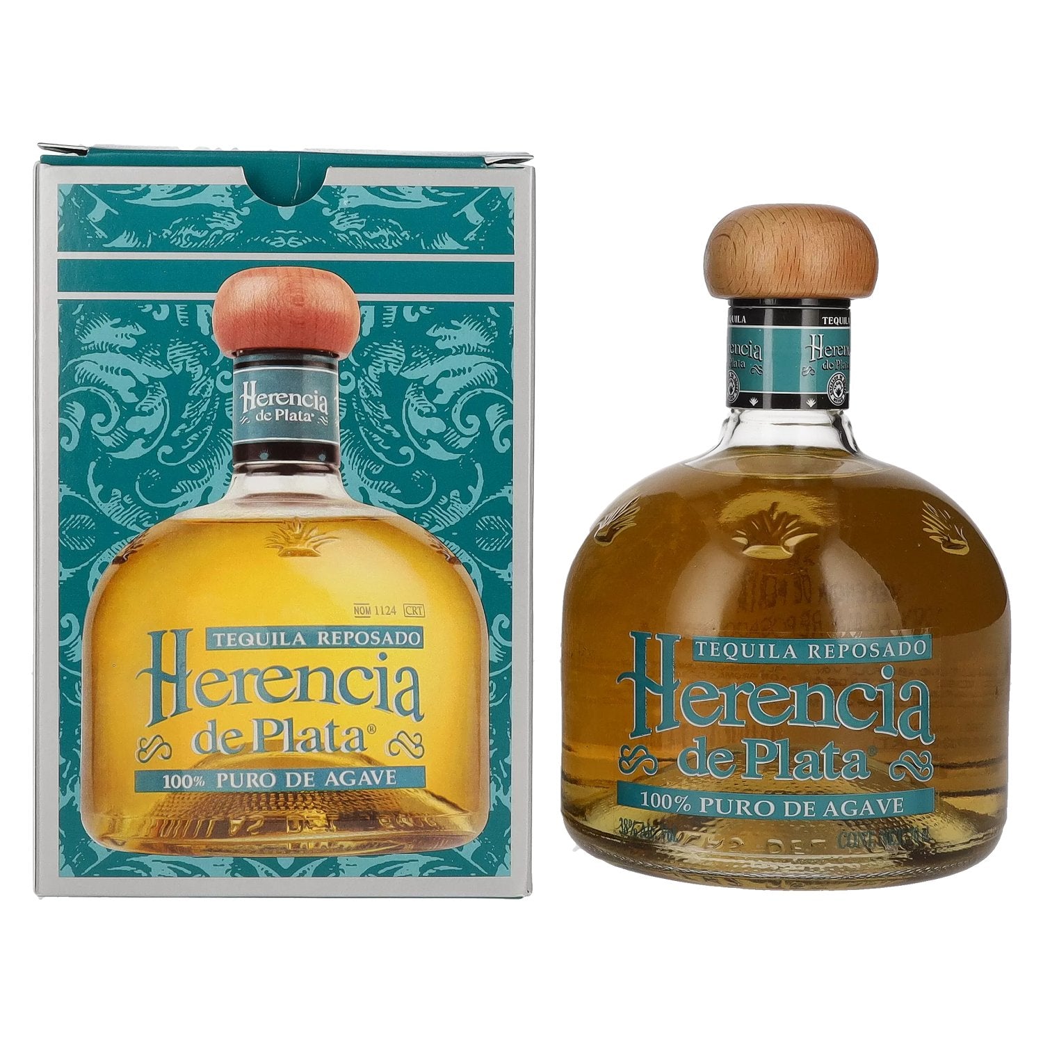 Herencia de Plata REPOSADO Tequila 100% Puro De Agave 38% Vol. 0,7l in Giftbox