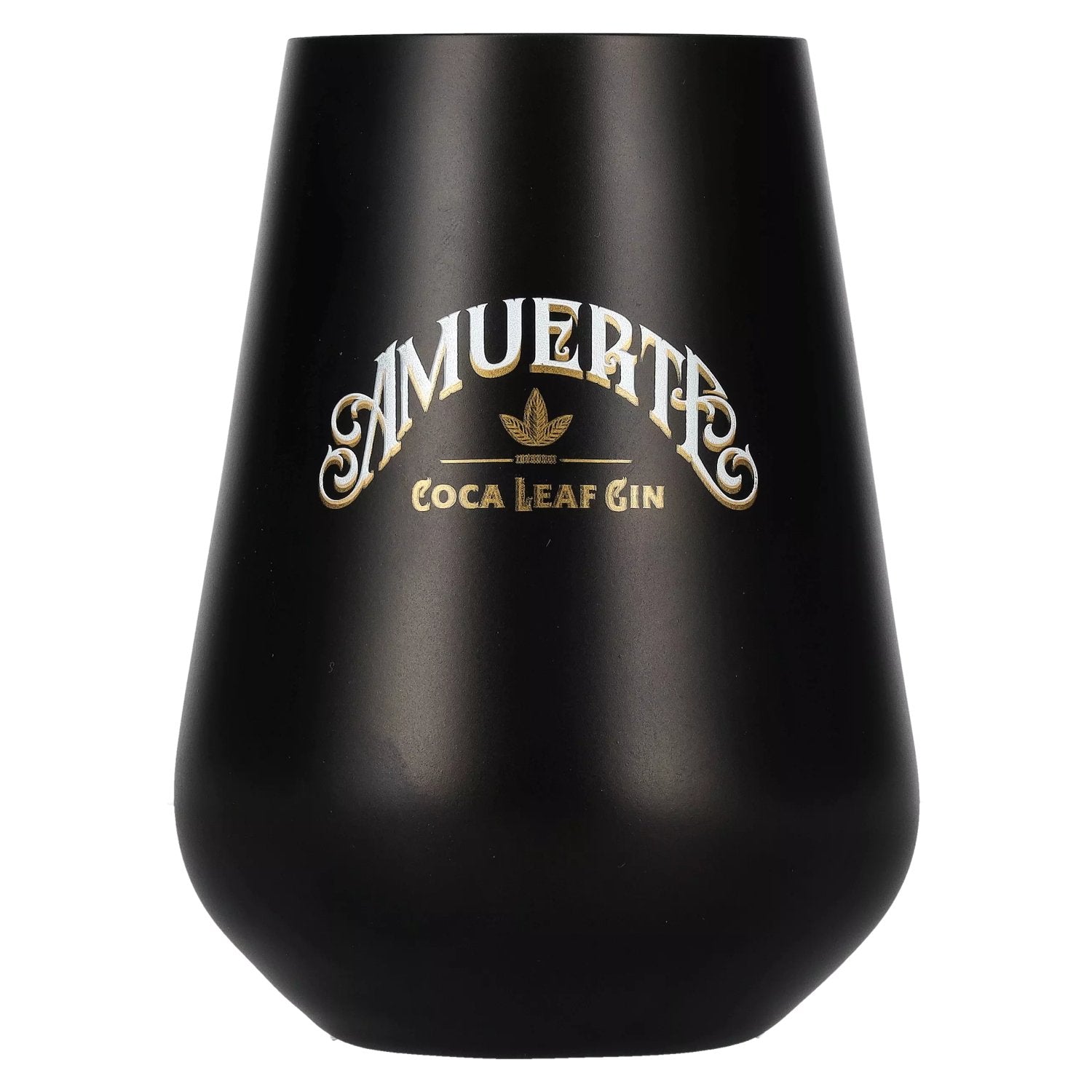 Amuerte Coca Leaf Gin Becher schwarz