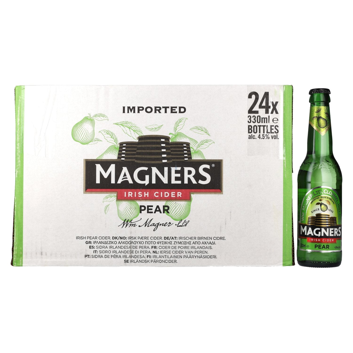 Magners Irish Cider PEAR 4,5% Vol. 24x0,33l