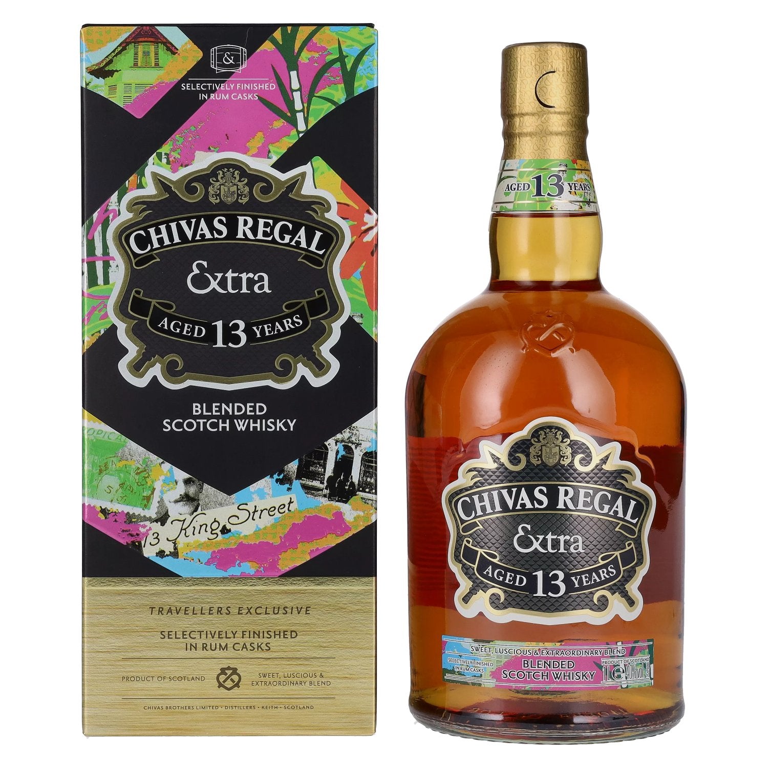 Chivas Regal EXTRA 13 Years Old RUM CASKS Finish 40% Vol. 1l in Giftbox