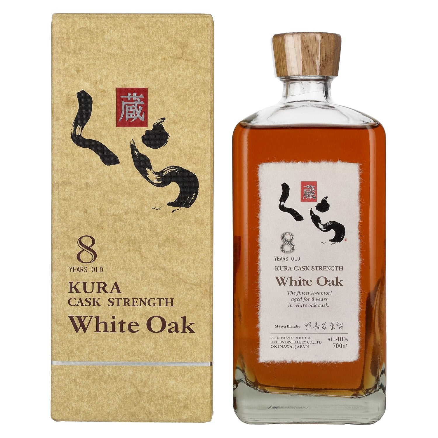 Kura 8 Years Old White Oak Single Malt Whisky 40% Vol. 0,7l in Giftbox