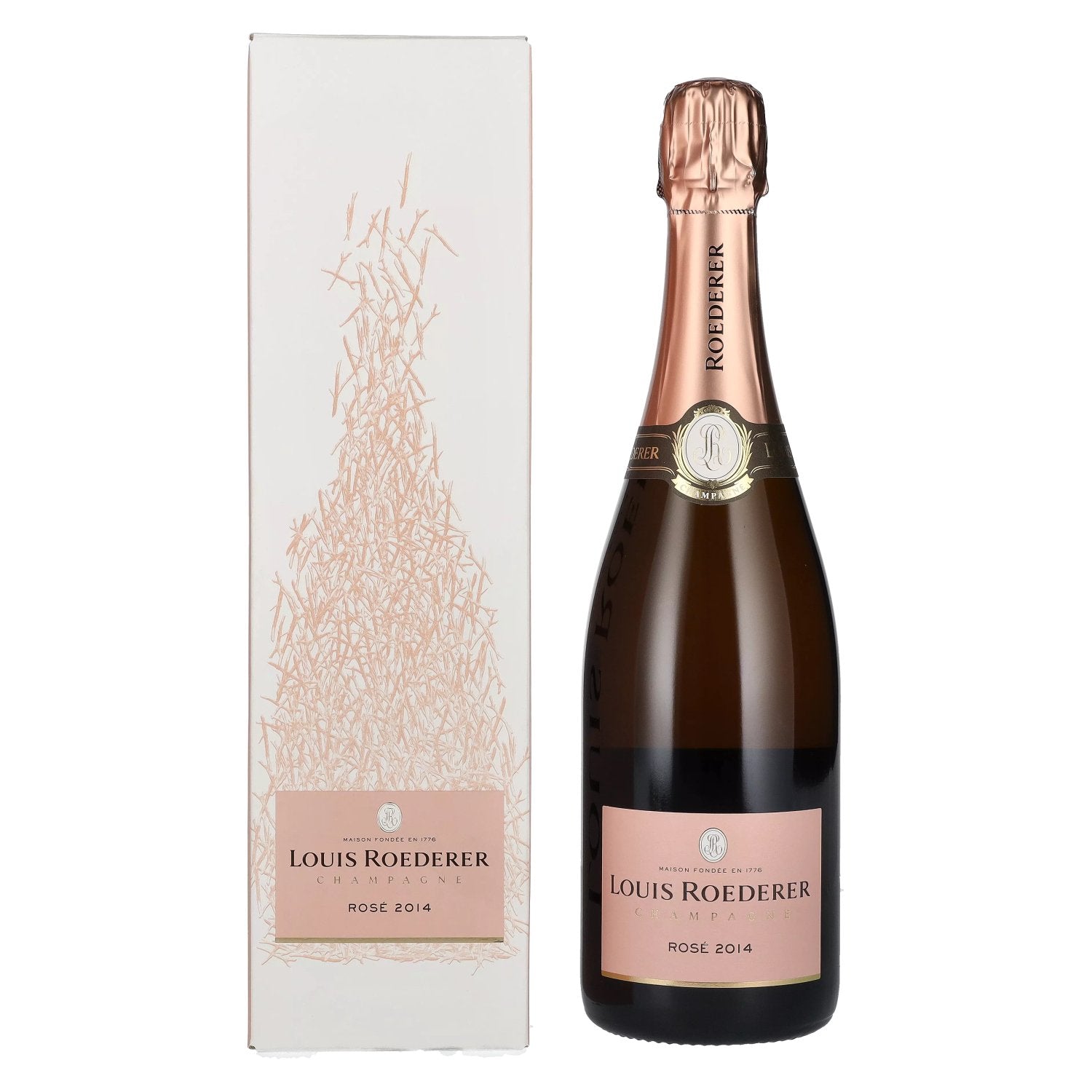 Louis Roederer Champagne ROSE 2014 12,5% Vol. 0,75l in Giftbox