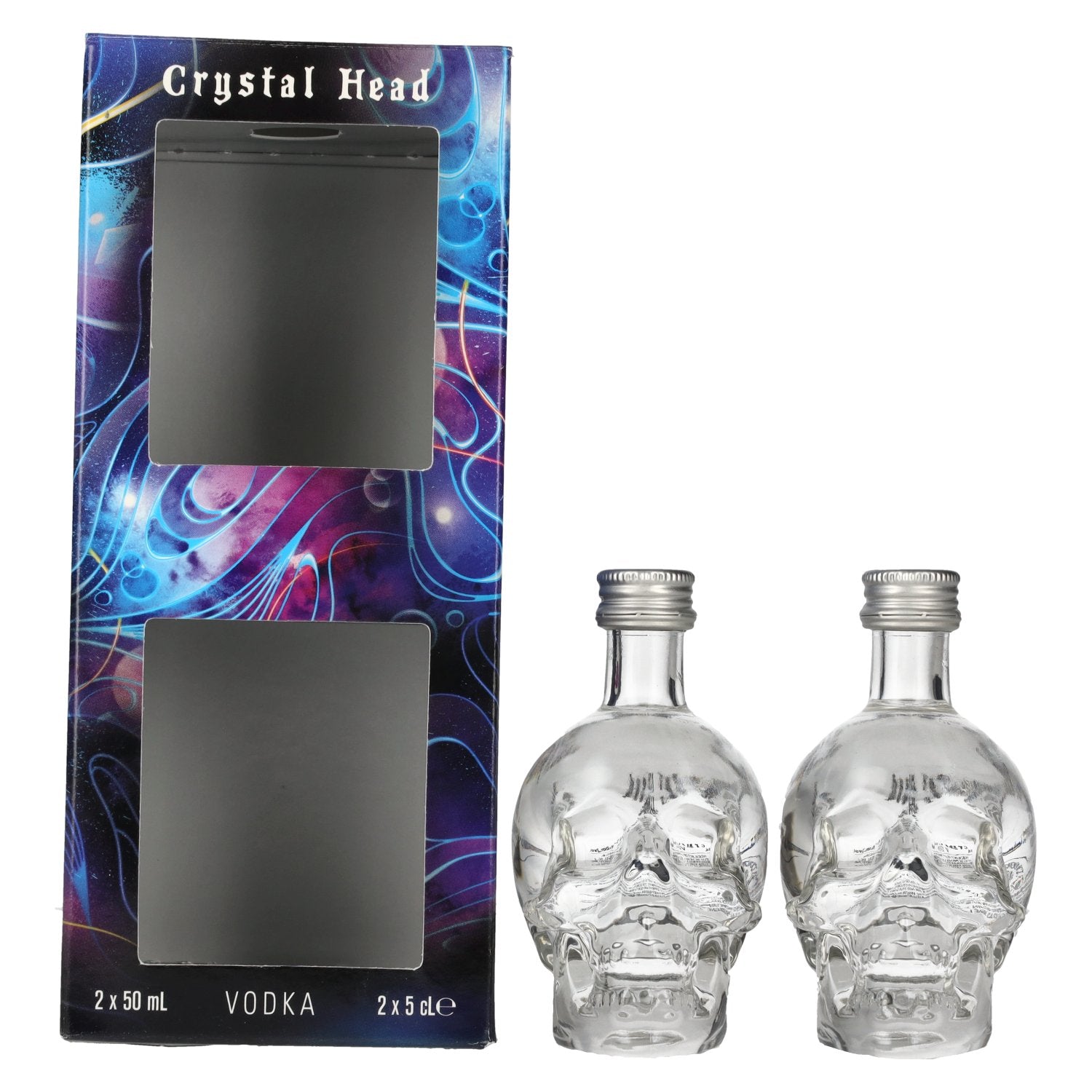 Crystal Head Vodka 40% Vol. 2x0,05l in Giftbox