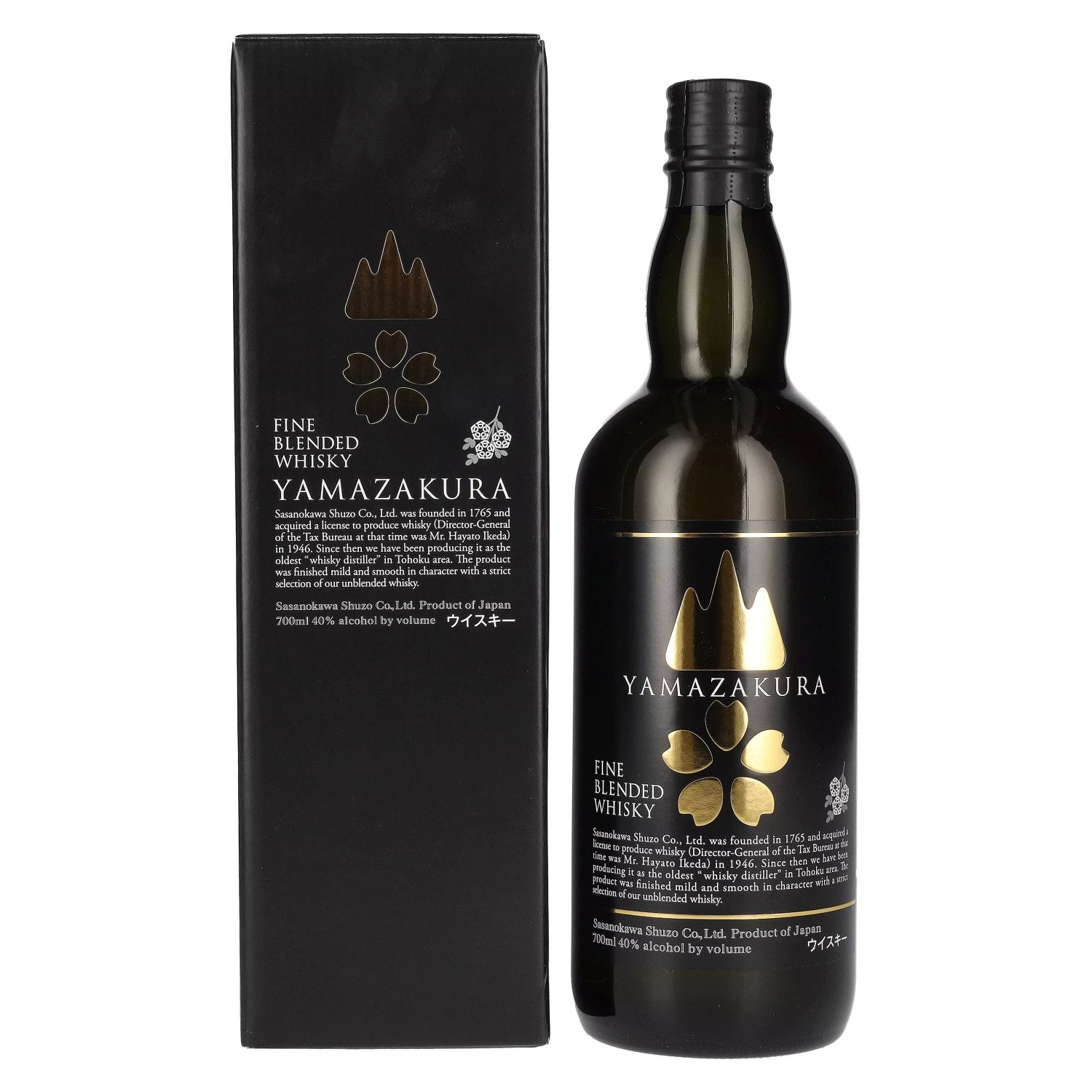 Yamazakura Blended Whisky Black Label 40% Vol. 0,7l in Giftbox