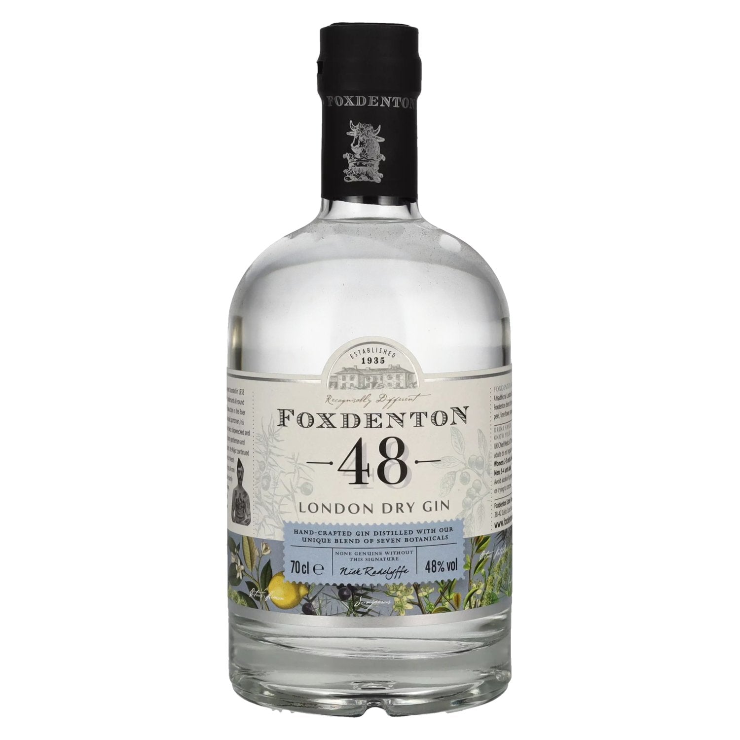 Foxdenton 48 London Dry Gin 48% Vol. 0,7l