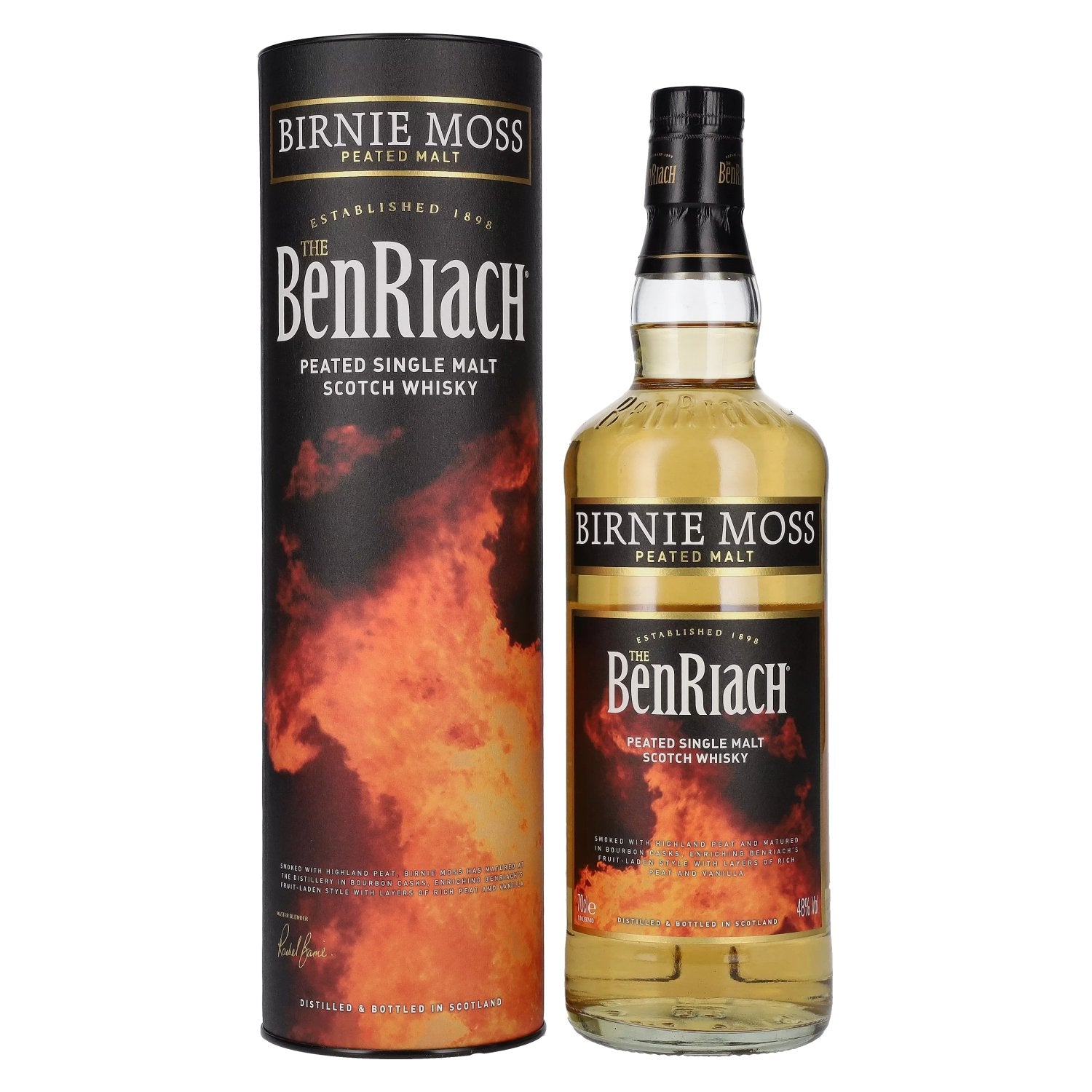 The BenRiach Birnie Moss Peated Malt 48% Vol. 0,7l in Giftbox