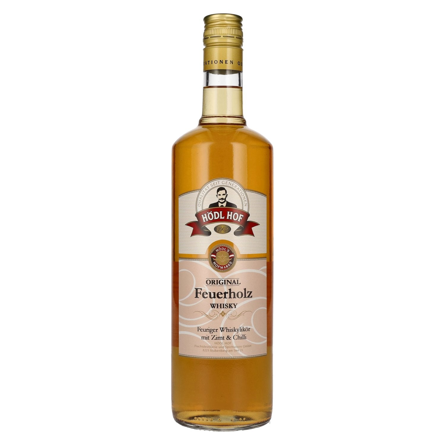 Hoedl Hof Original FEUERHOLZ Whiskylikoer 33% Vol. 1l