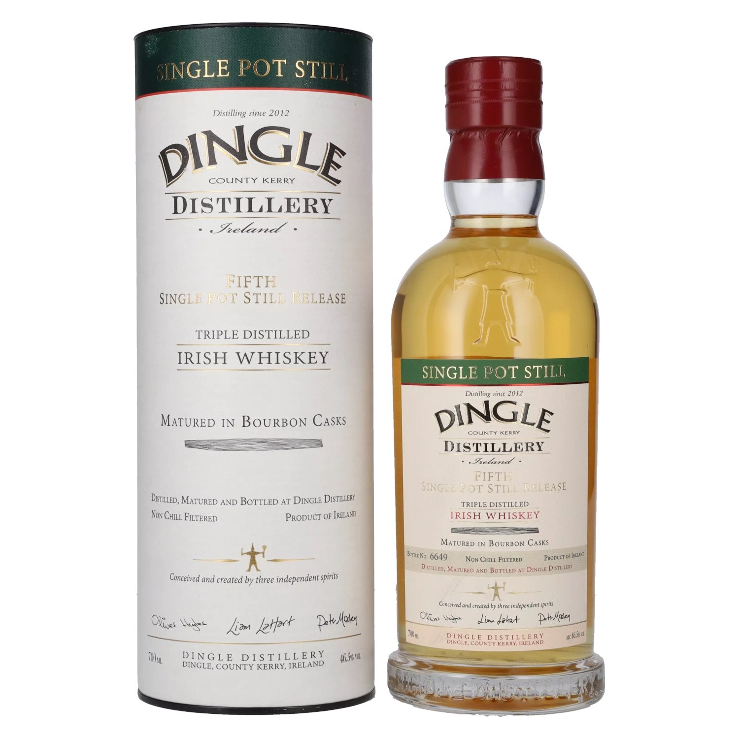 Dingle Single Pot Still Irish Whiskey 5th RELEASE 46,5% Vol. 0,7l in Giftbox