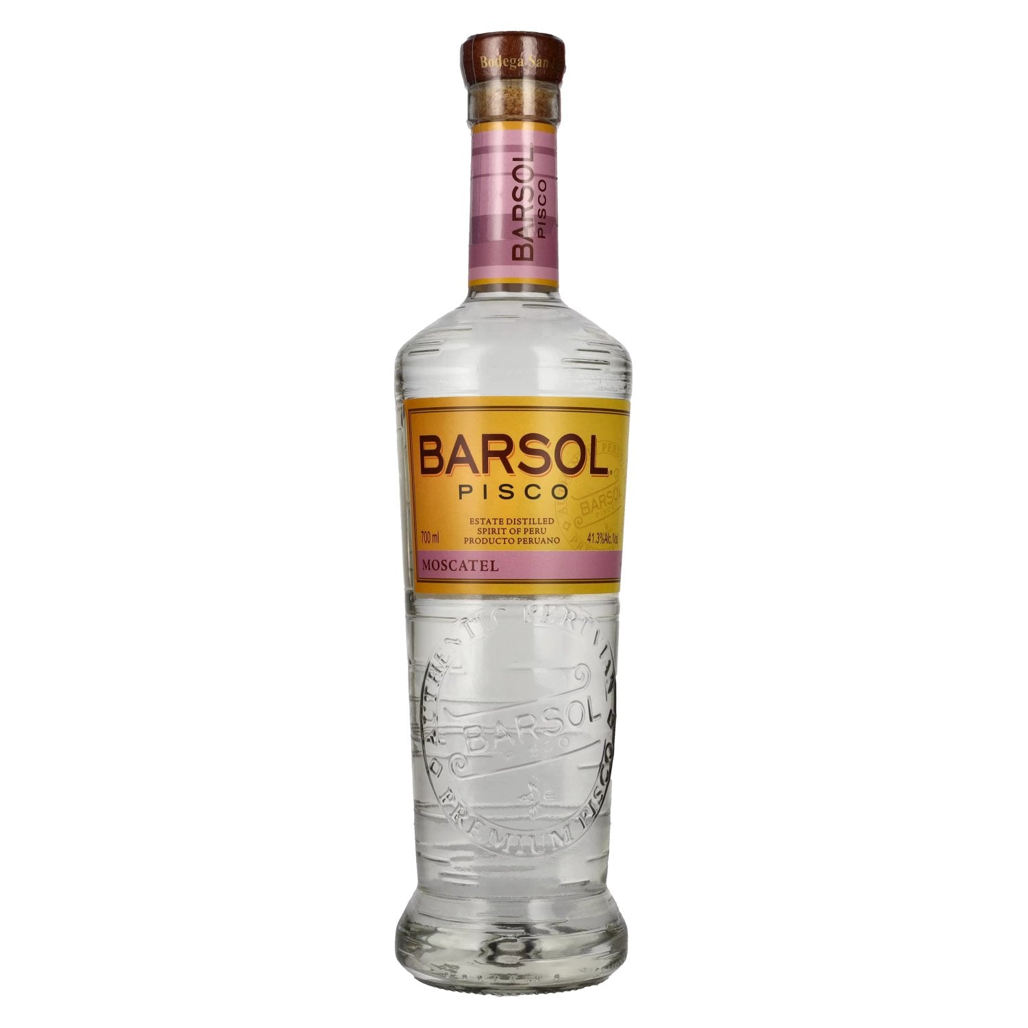 Barsol Pisco PURO MOSCATEL 41,3% Vol. 0,7l