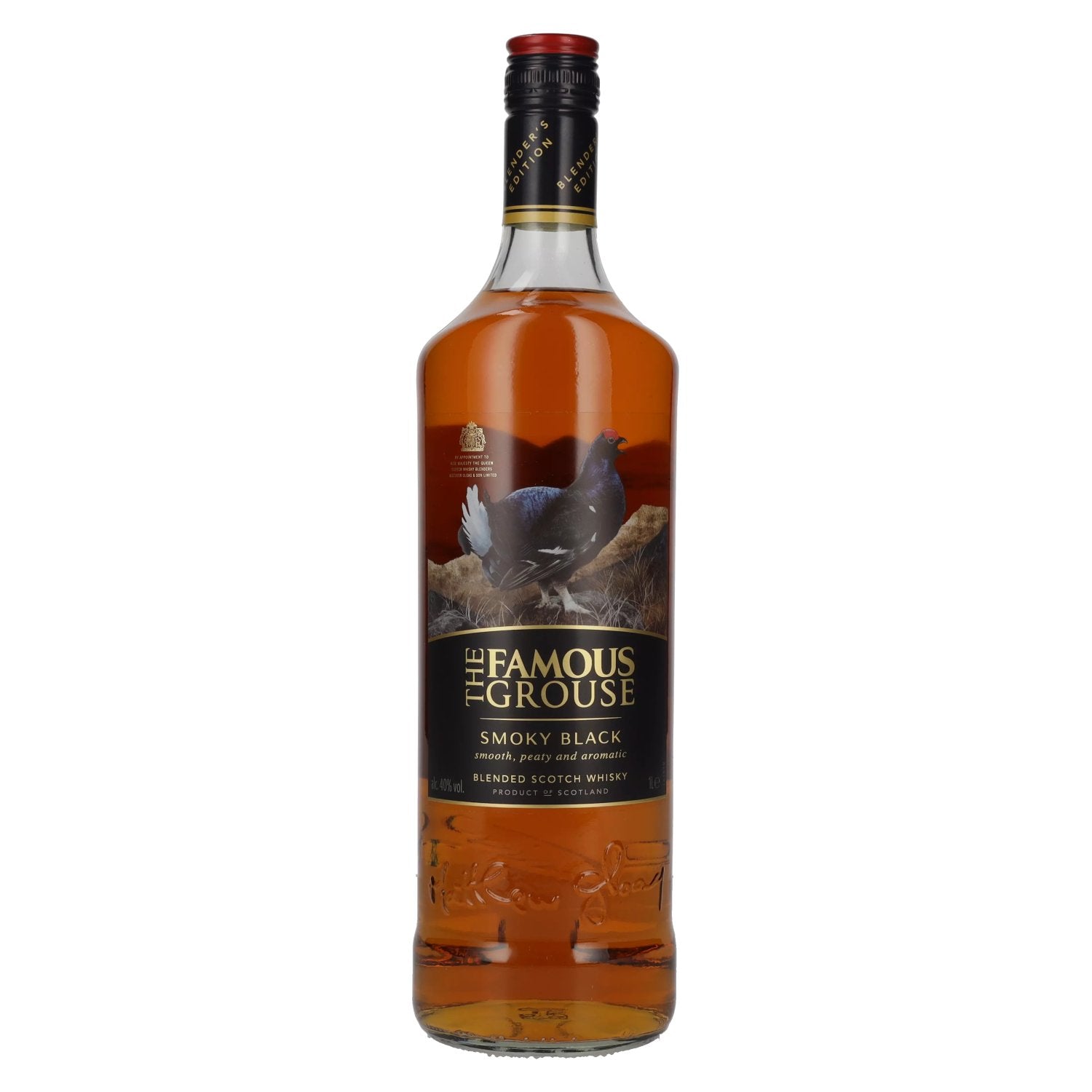 The Famous Grouse SMOKY BLACK Blended Scotch Whisky 40% Vol. 1l