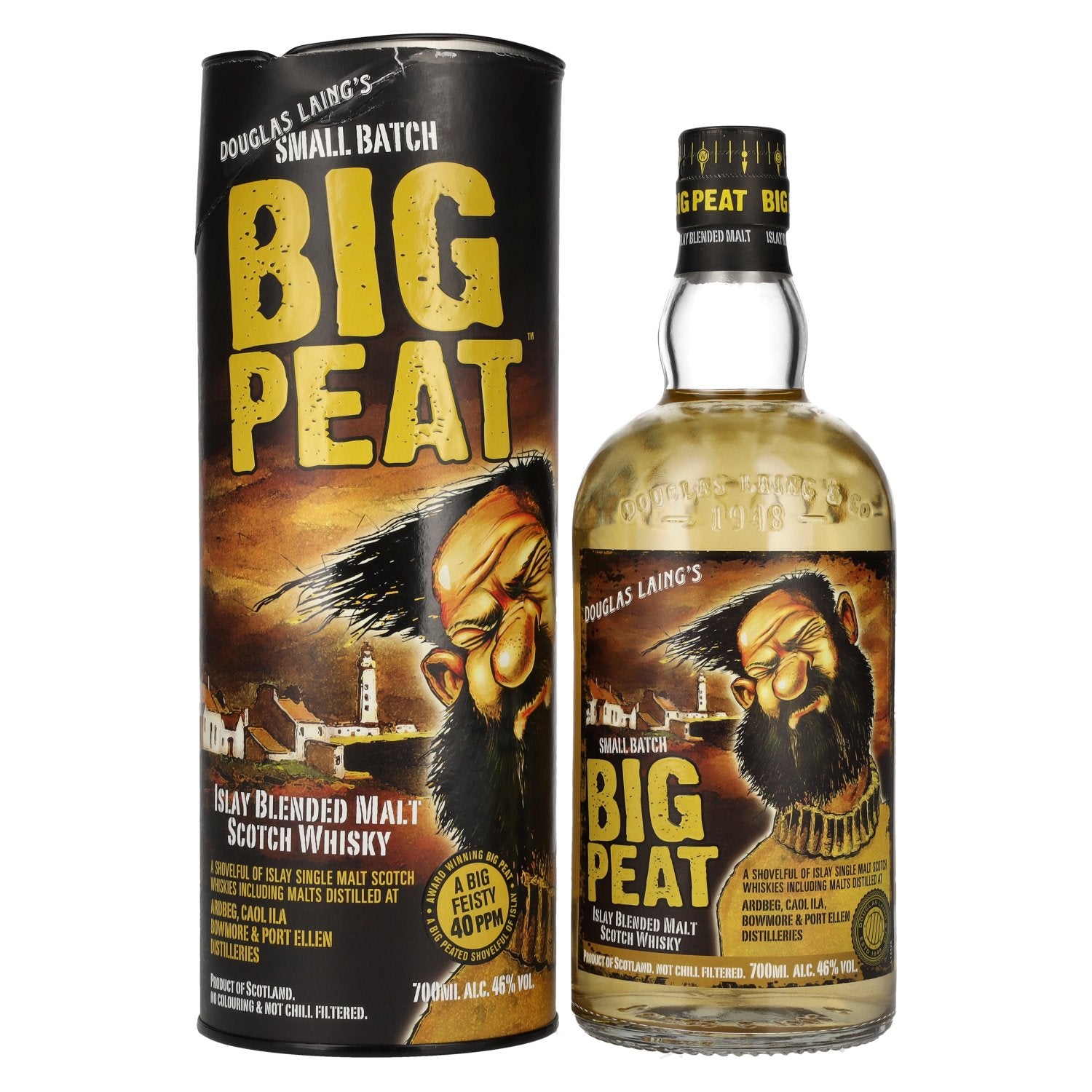 Douglas Laing BIG PEAT Islay Blended Malt 46% Vol. 0,7l in Giftbox