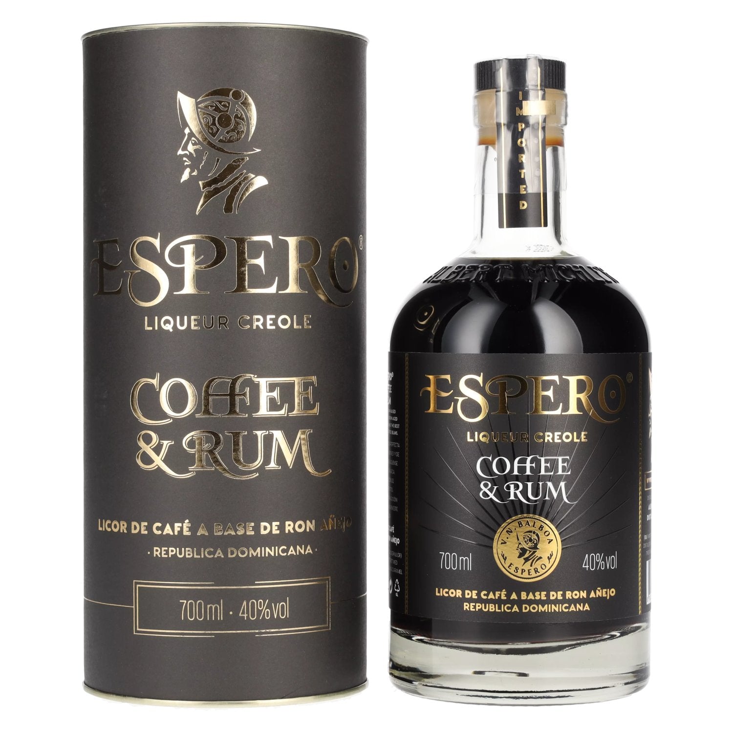 Ron Espero Coffee & Rum Liqueur Creole 40% Vol. 0,7l in Giftbox