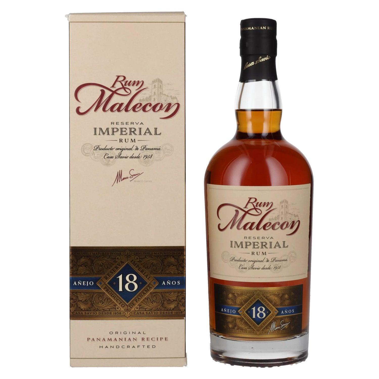 Rum Malecon Anejo 18 Anos Reserva Imperial 40% Vol. 0,7l in Giftbox