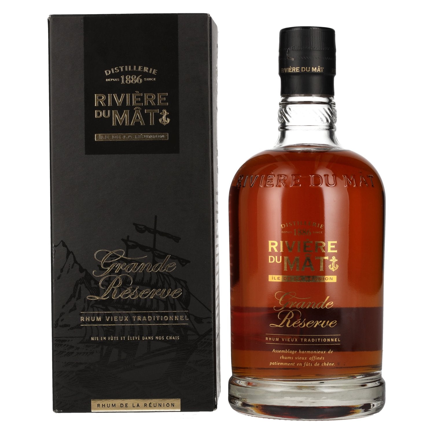 Riviere Du Mat Grande Reserve 40% Vol. 0,7l in Giftbox