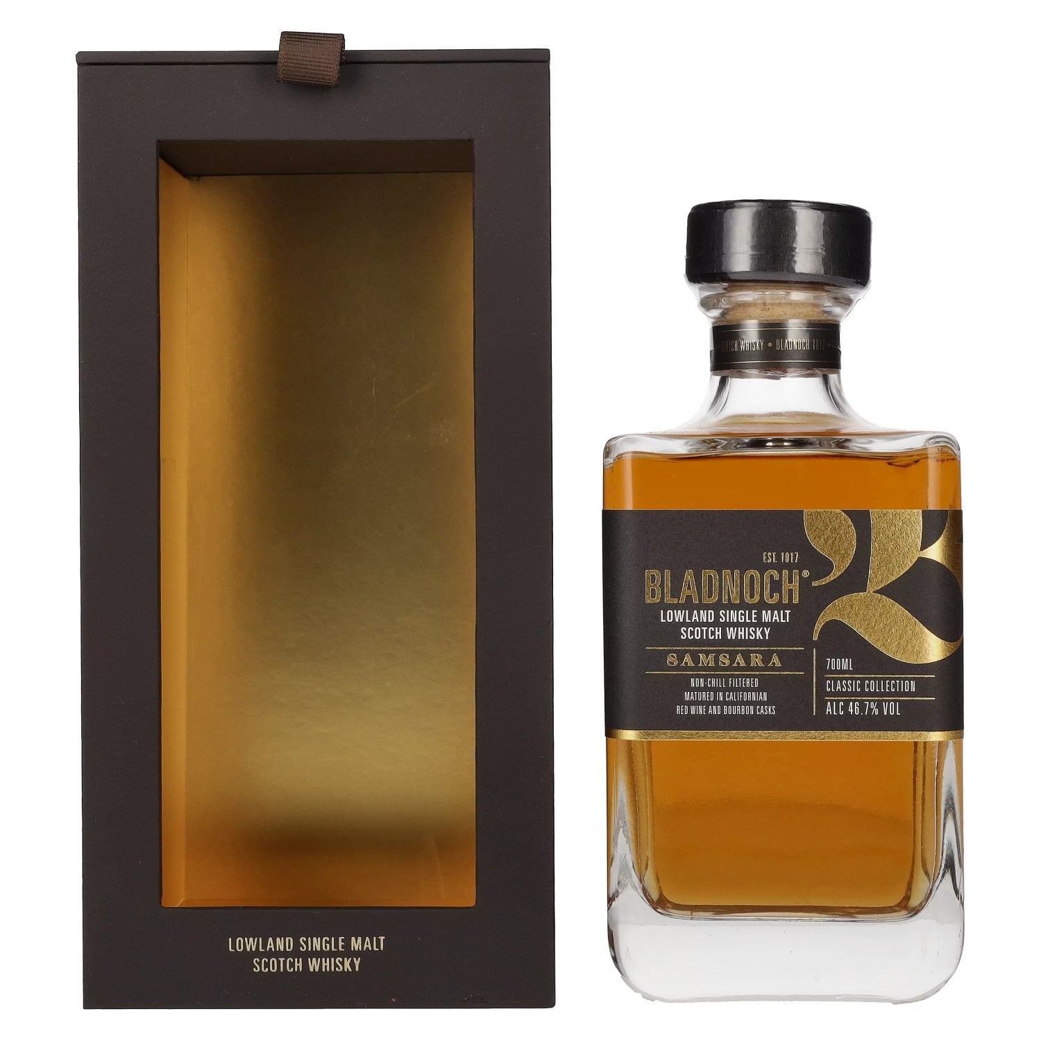 Bladnoch SAMSARA Lowland Single Malt Scotch Whisky 46,7% Vol. 0,7l in Giftbox