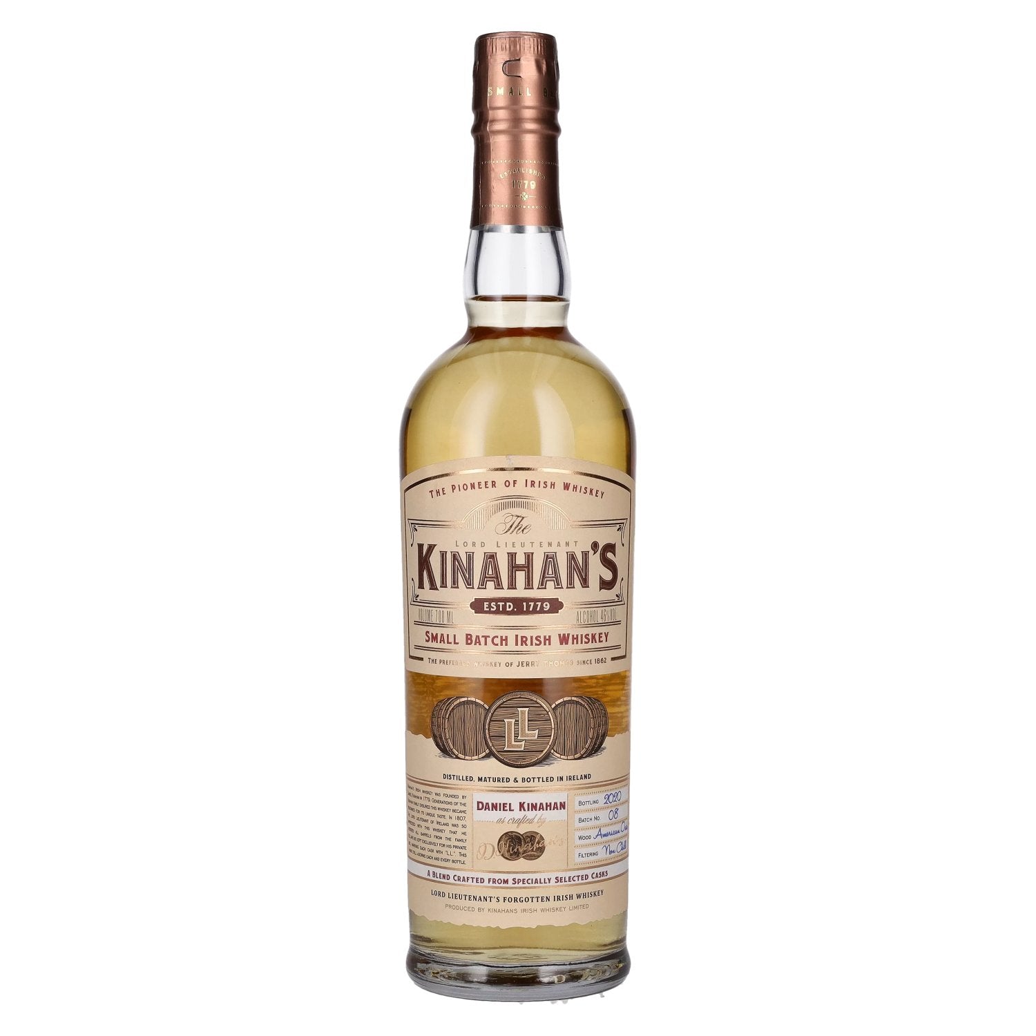 Kinahan's Small Batch Irish Whiskey 46% Vol. 0,7l