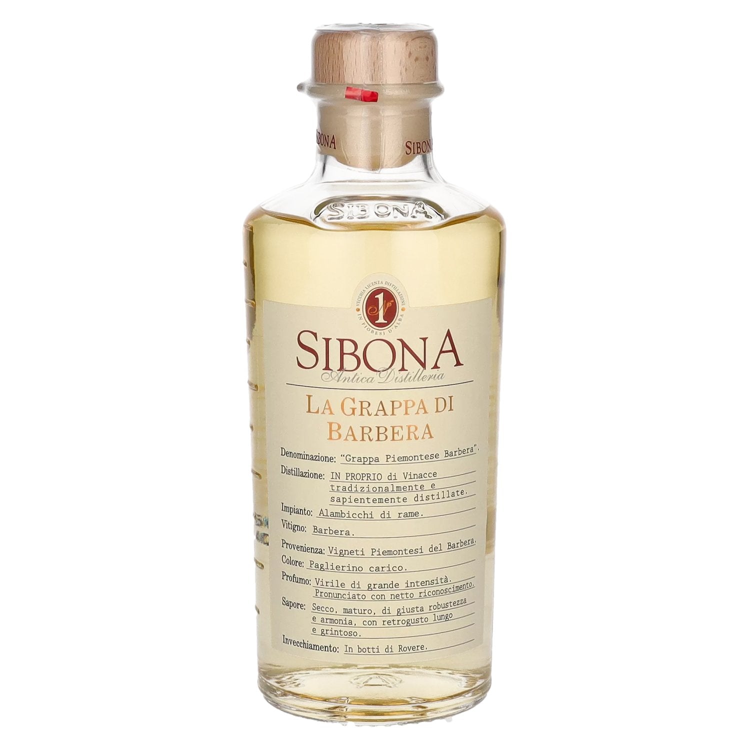 Sibona La Grappa di BARBERA 40% Vol. 0,5l