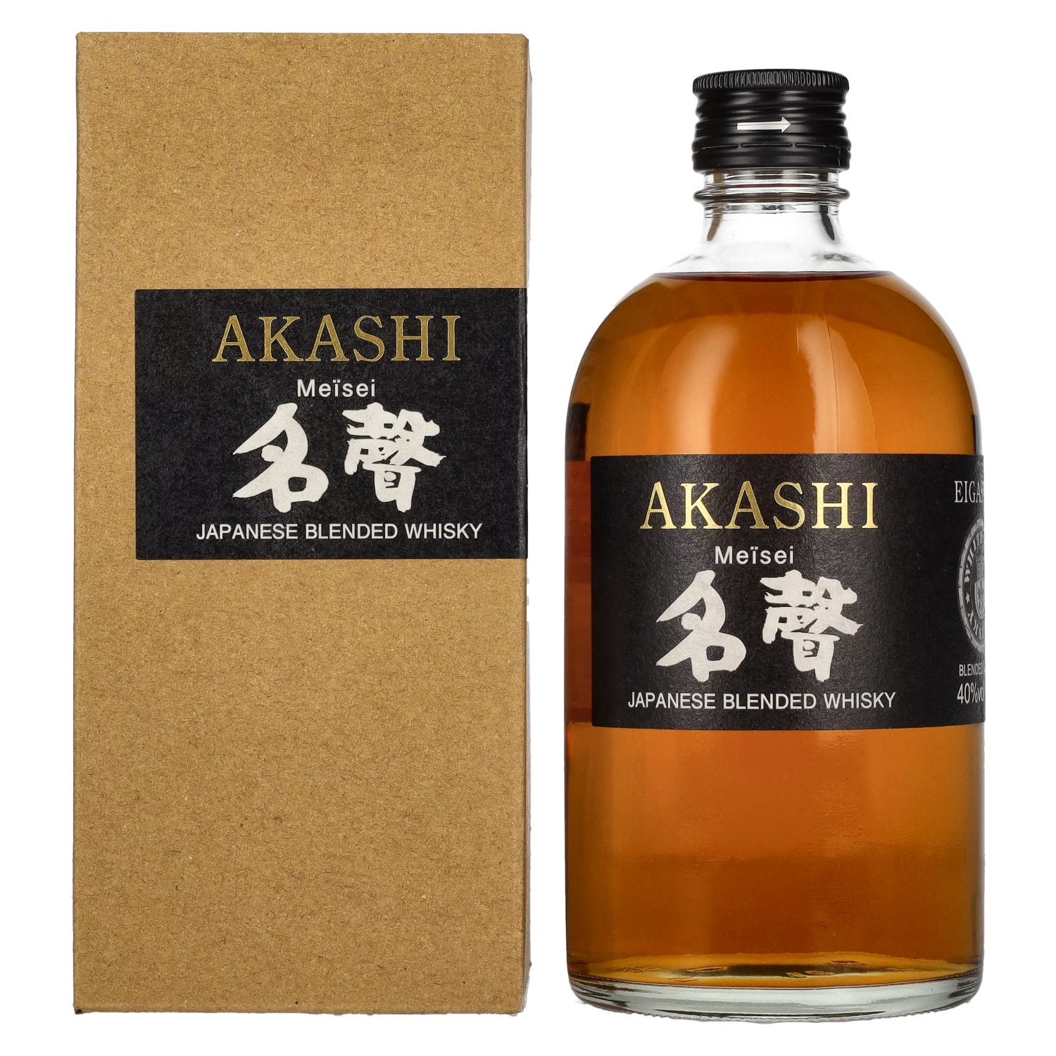 AKASHI MeÃ¯sei Japanese Blended Whisky 40% Vol. 0,5l in Giftbox