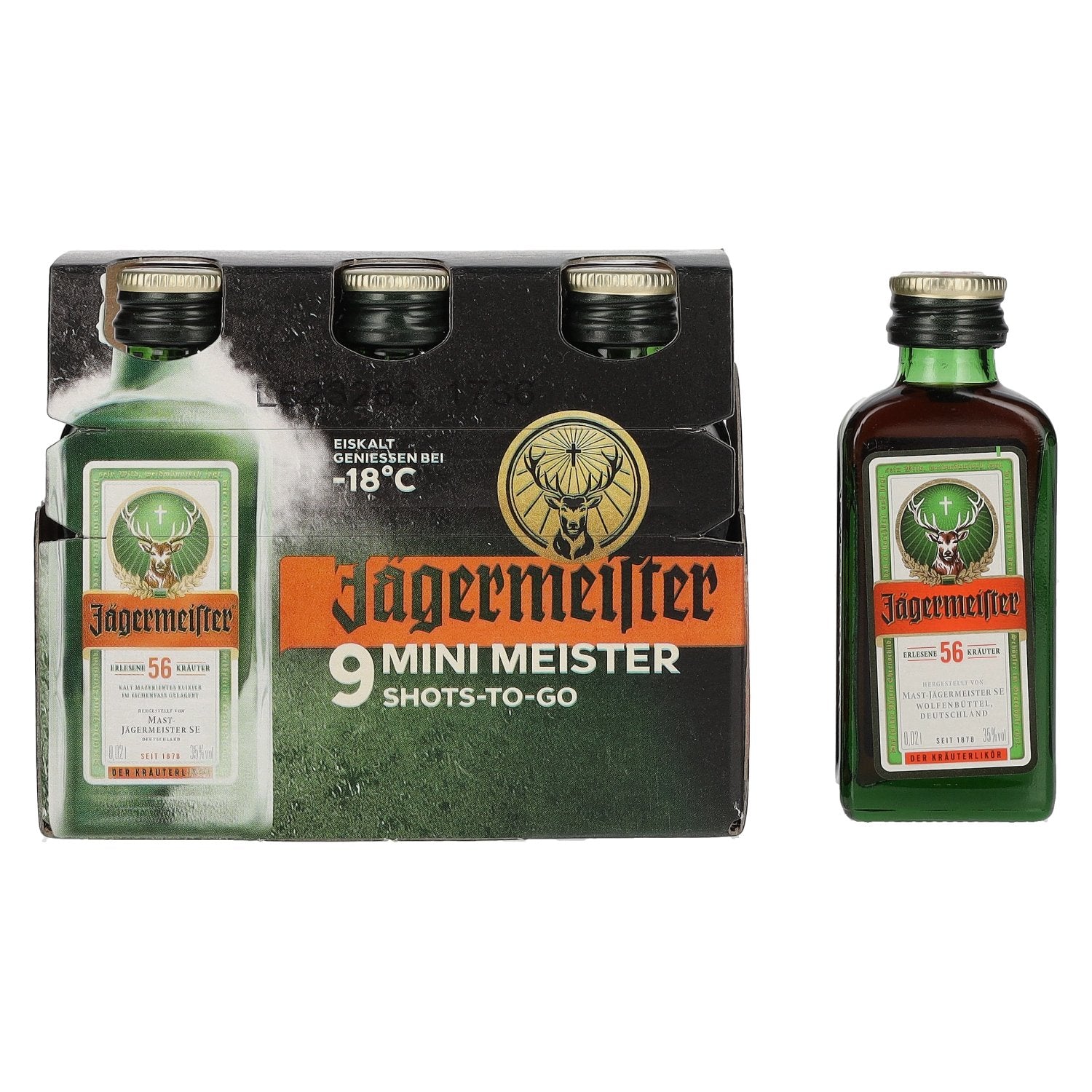 Jaegermeister 9-JaegerPack 35% Vol. 9x0,02l