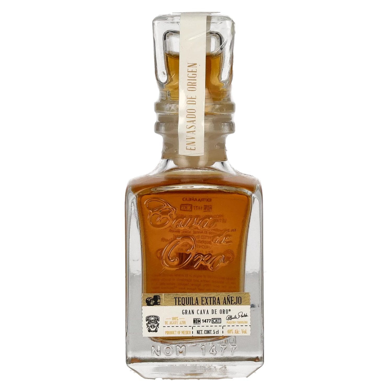 Gran Cava de Oro Tequila EXTRA ANEJO 100% de Agave Azul 40% Vol. 0,05l