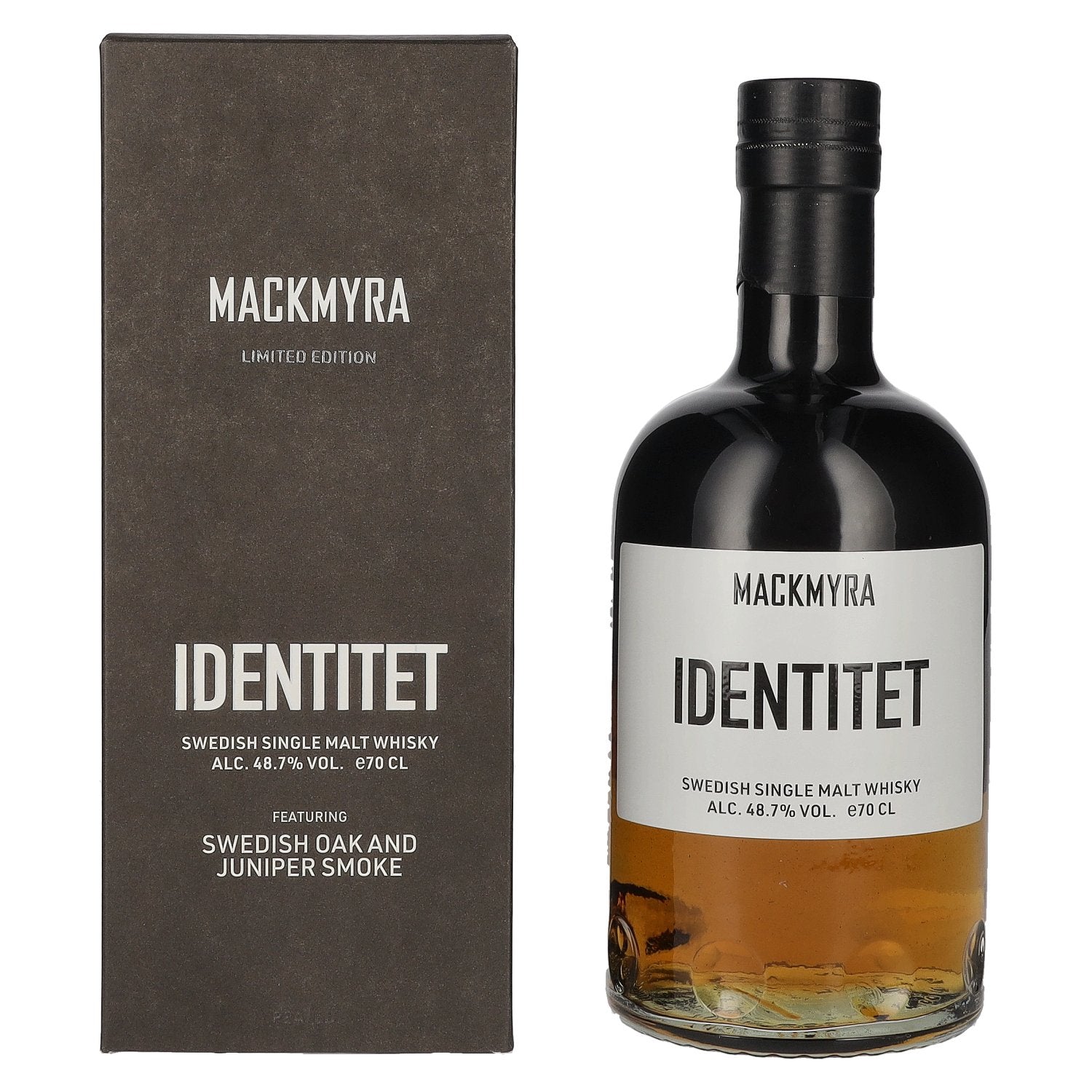 Mackmyra IDENTITET Swedish Single Malt Whisky 48,7% Vol. 0,7l in Giftbox