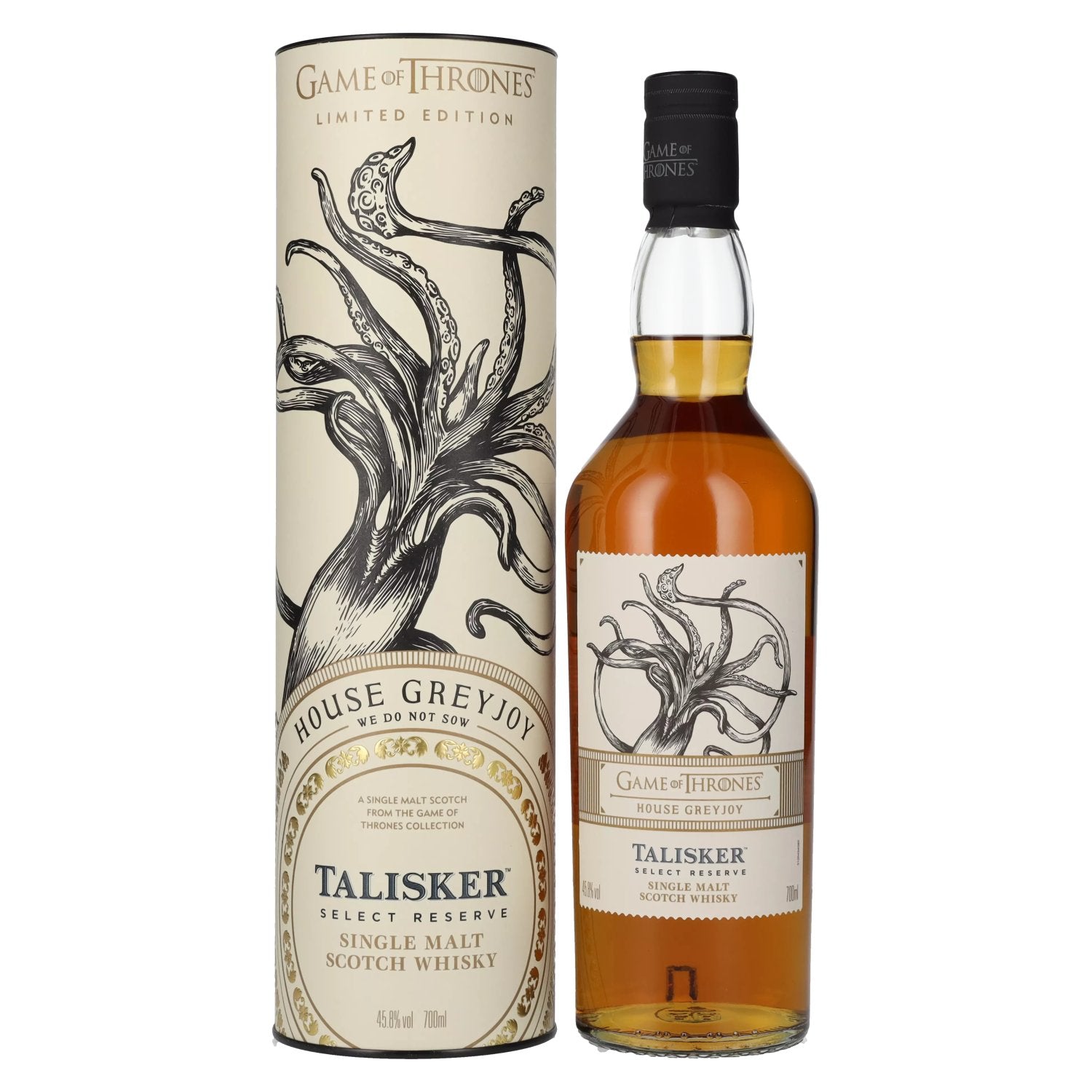 Talisker Select Reserve GAME OF THRONES House Greyjoy Single Malt Collection 45,8% Vol. 0,7l in Giftbox