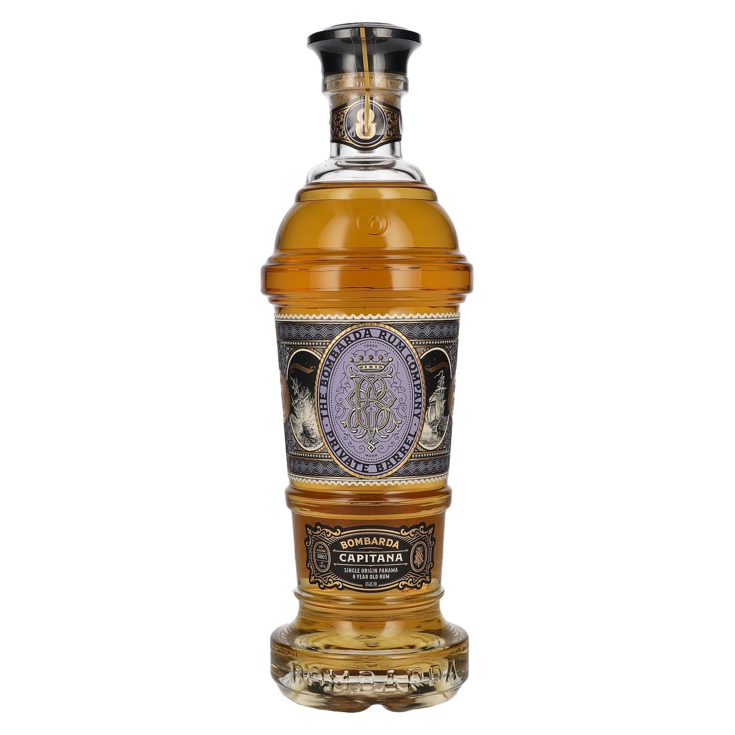 Bombarda CAPITANA 8 Year Old Single Origin Panama Rum 40% Vol. 0,7l