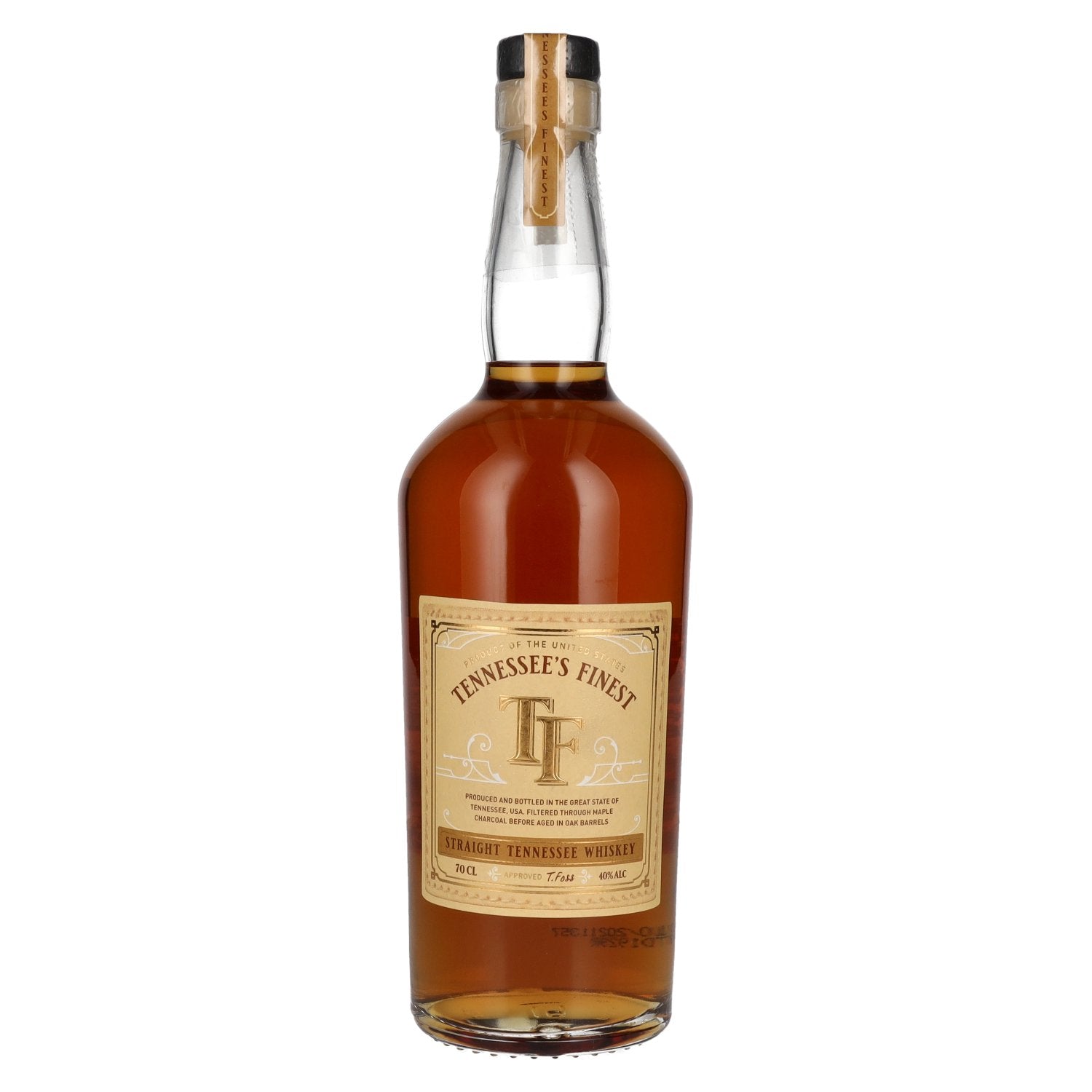 TENNESSEE'S FINEST Straight Tennessee Whiskey 40% Vol. 0,7l