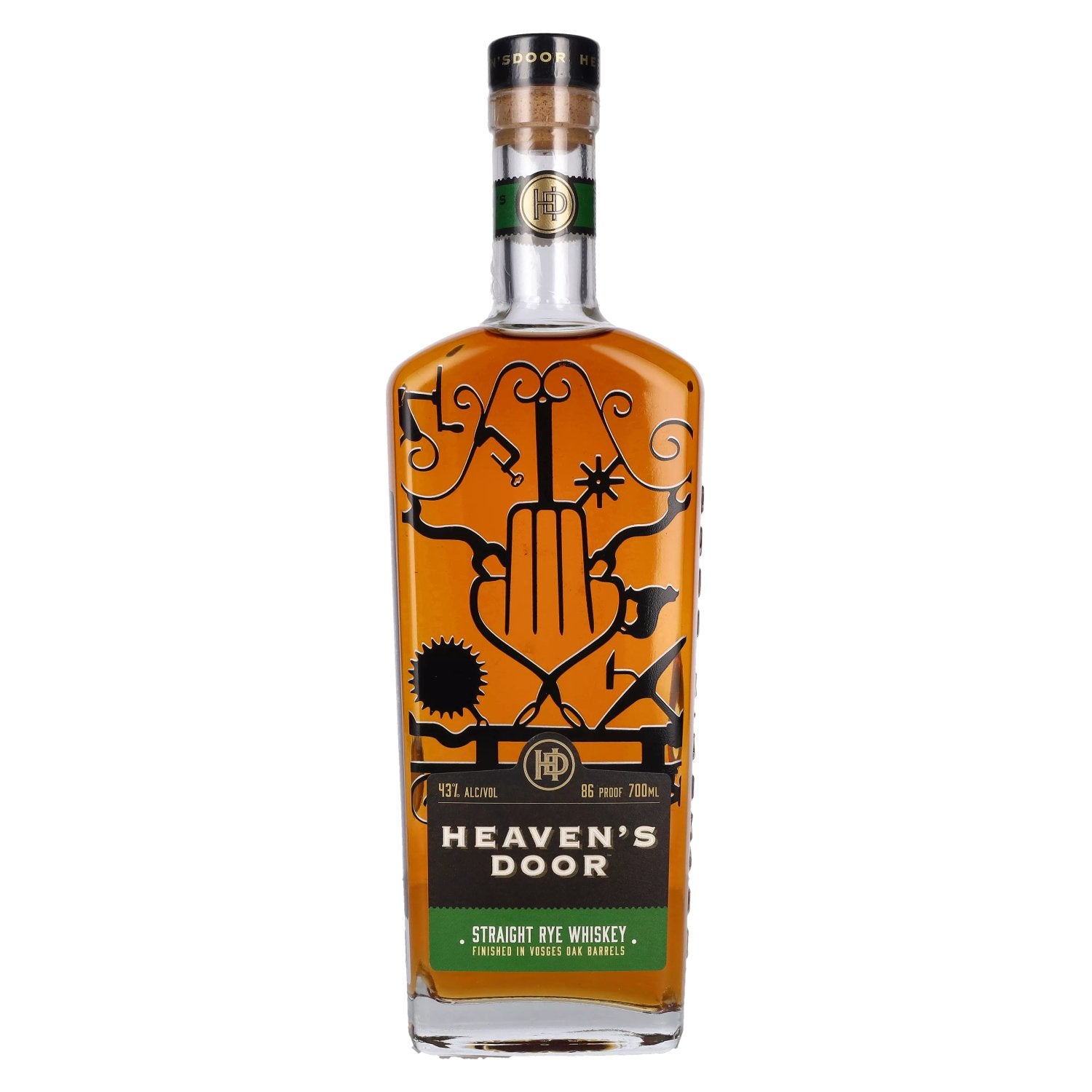 Heaven's Door STRAIGHT RYE WHISKEY 43% Vol. 0,7l