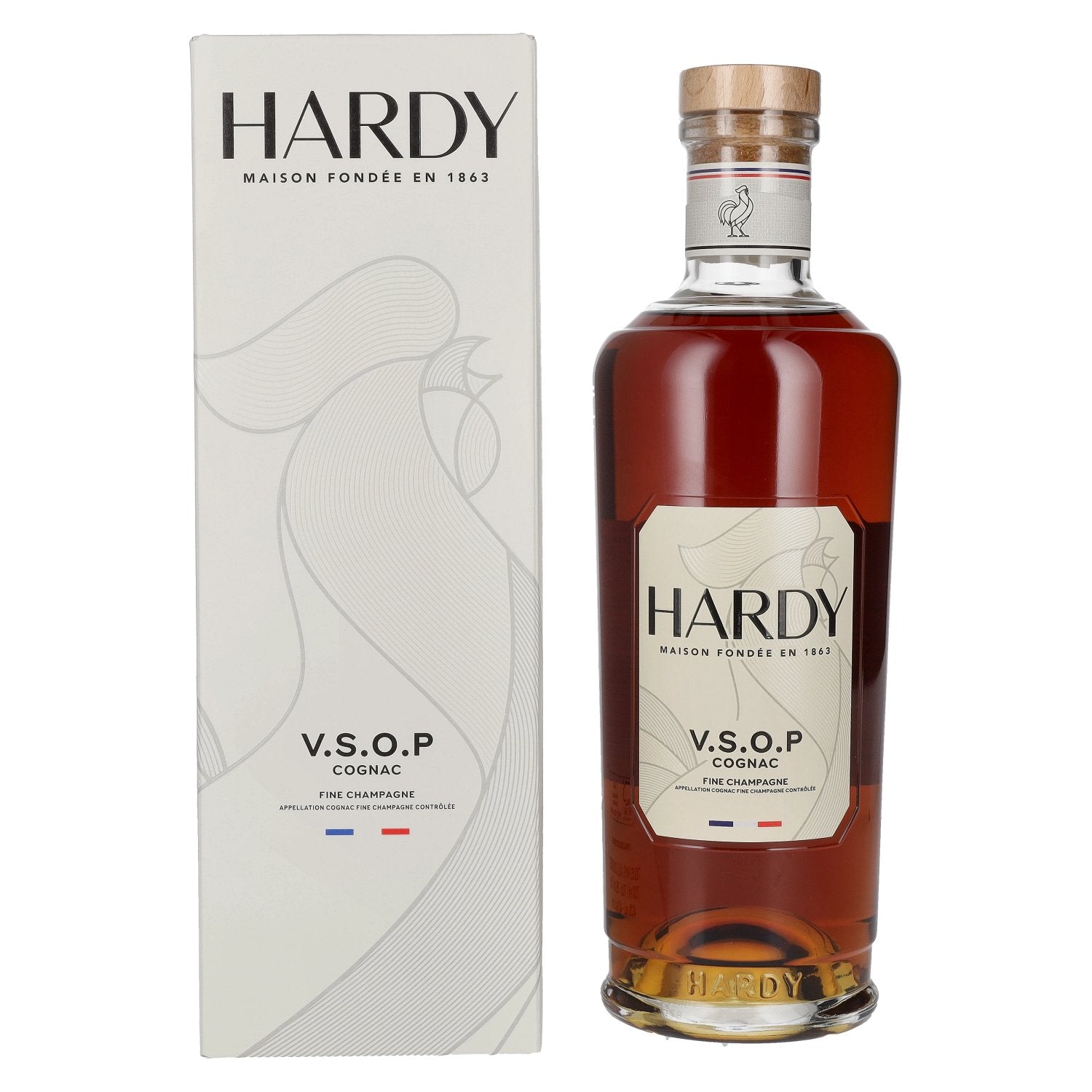 Hardy V.S.O.P Fine Champagne Cognac 40% Vol. 0,7l in Giftbox