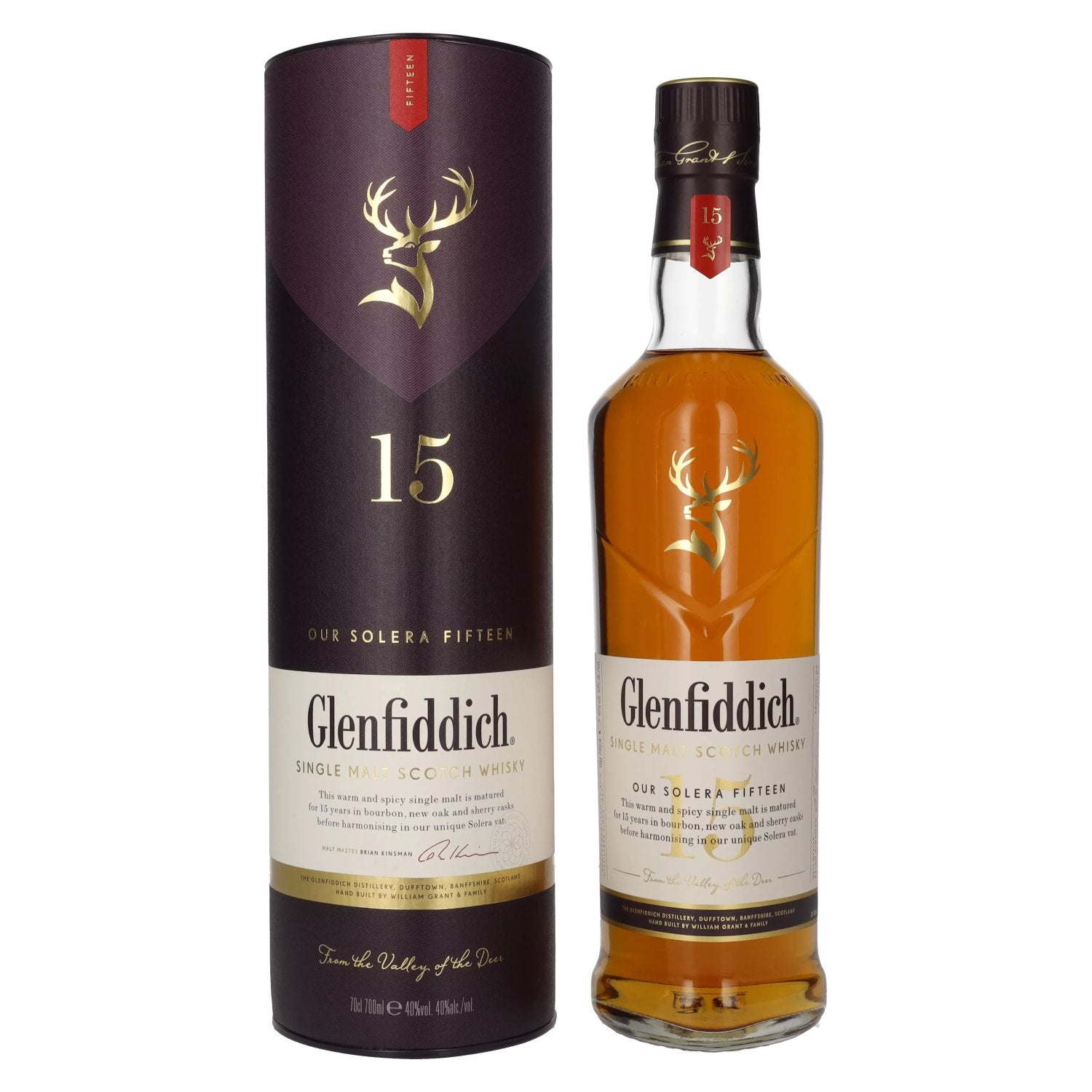 Glenfiddich 15 Years Old OUR SOLERA 40% Vol. 0,7l in Giftbox