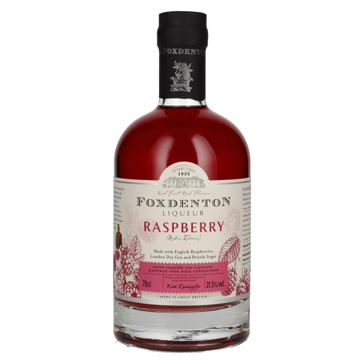 Foxdenton RASPBERRY Gin Liqueur 21,5% Vol. 0,7l