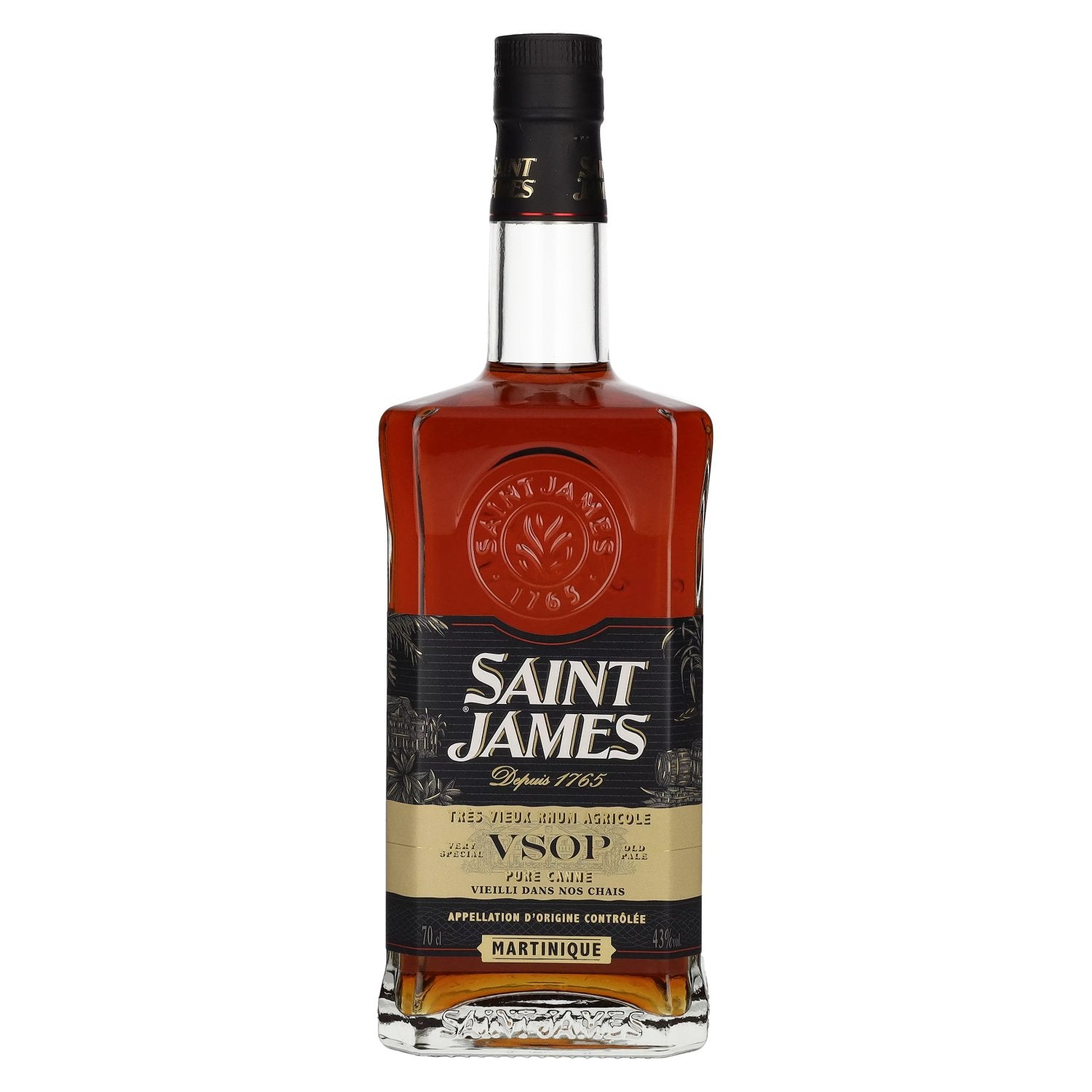 Saint James VSOP Tres Vieux Rhum Agricole Martinique 43% Vol. 0,7l