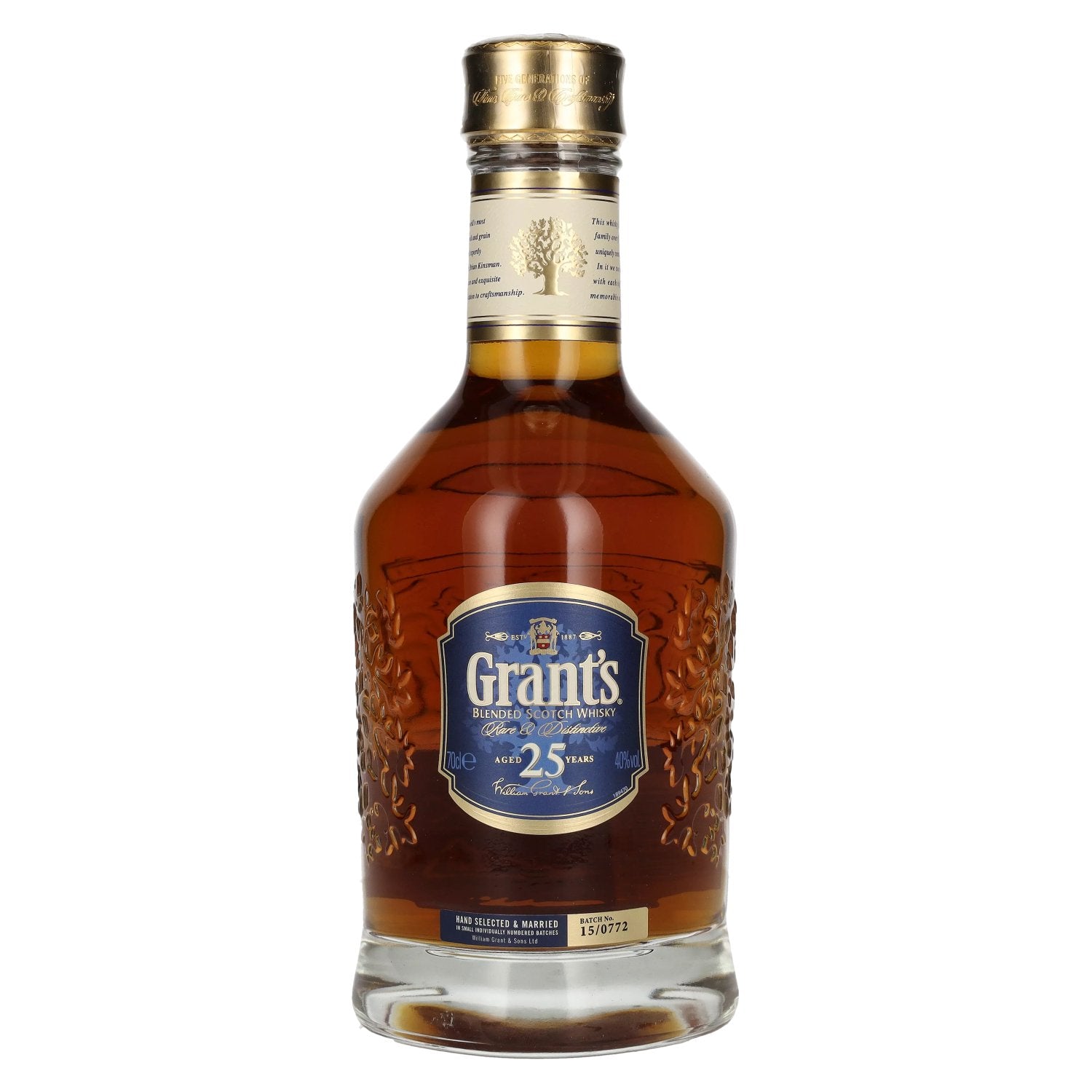 Grant's 25 Years Old Blended Scotch Whisky 40% Vol. 0,7l