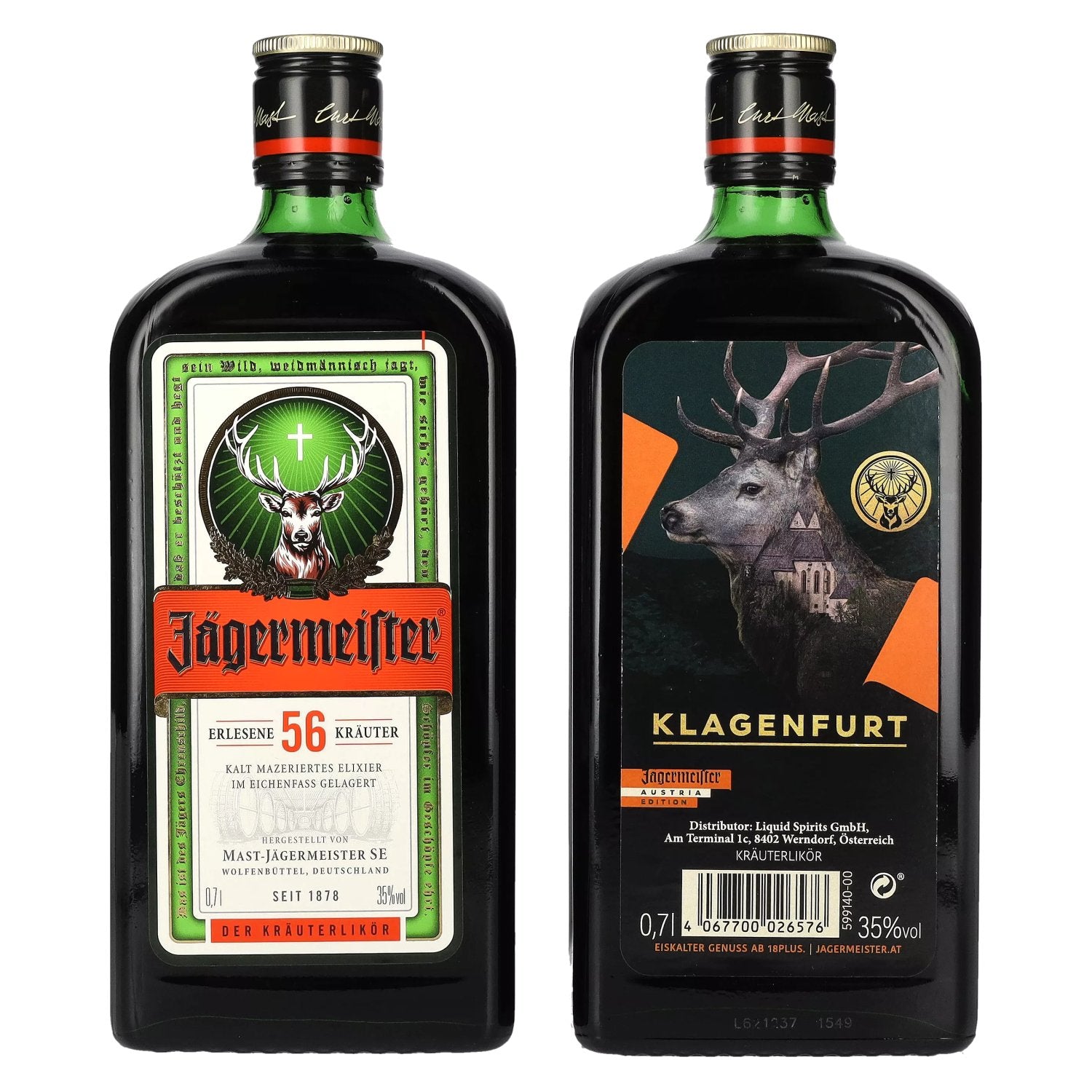 Jaegermeister Hirschen der Stadt Oesterreich Edition 35% Vol. 0,7l