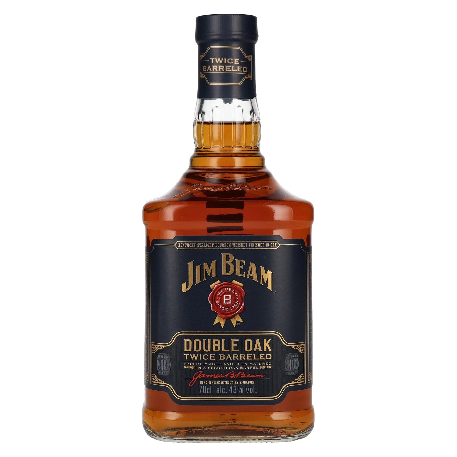 Jim Beam Double Oak Twice Barreled 43% Vol. 0,7l