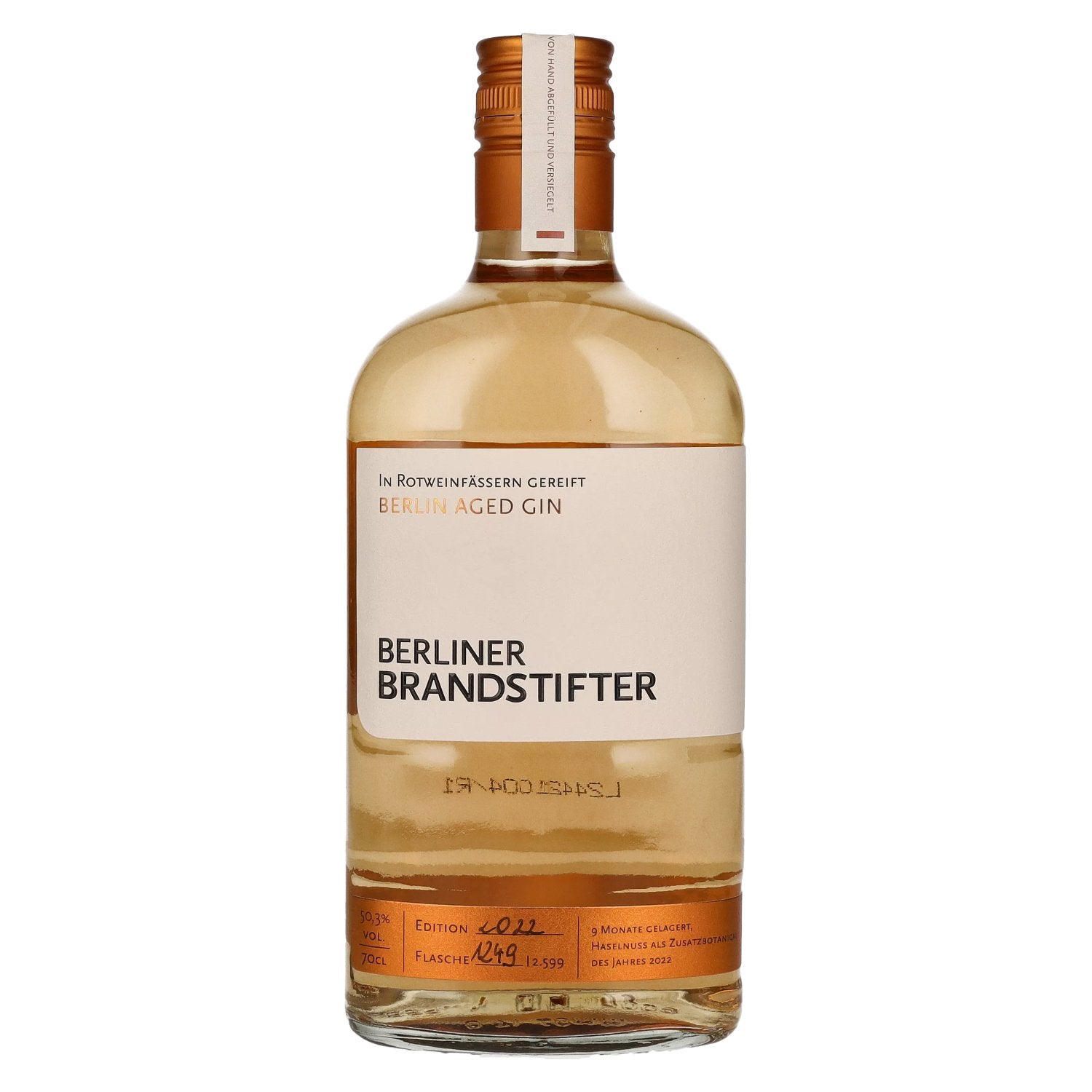 Berliner Brandstifter BERLIN AGED GIN Edition 2022 50,3% Vol. 0,7l